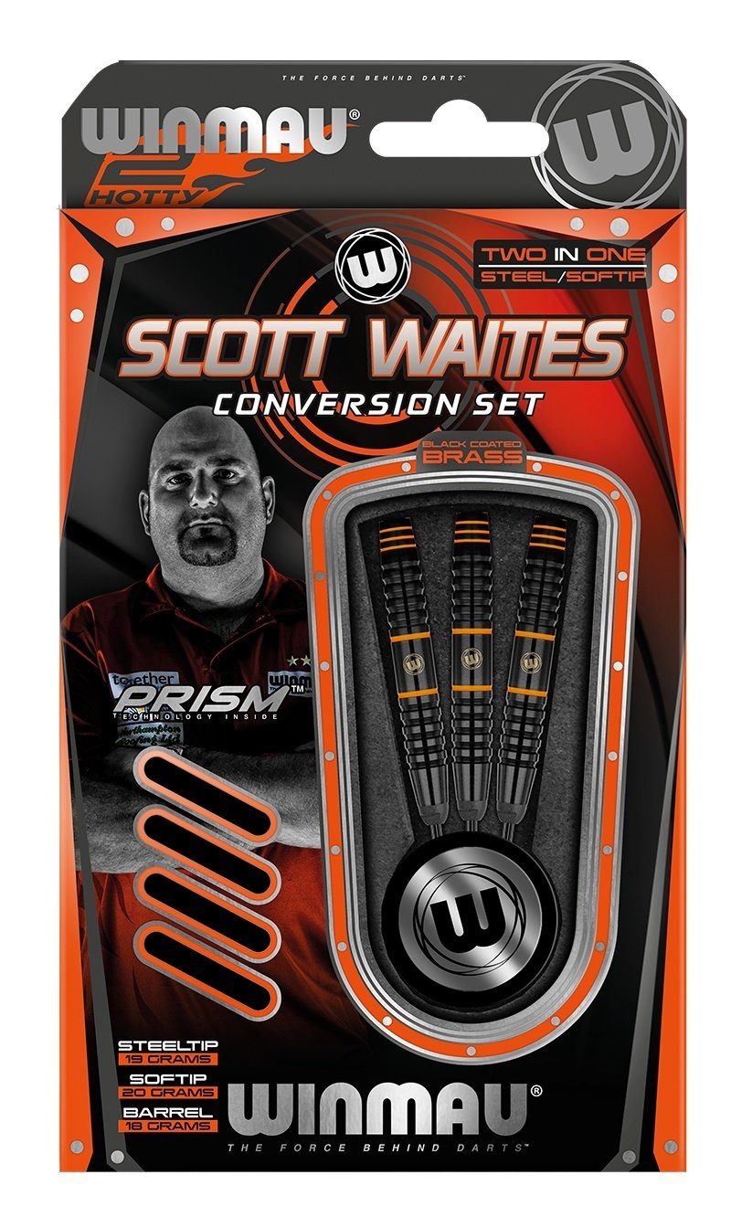 Winmau Dartpfeil Winmau Scott Waites Steel-/Softdart Conversion-Set 1215-20 g