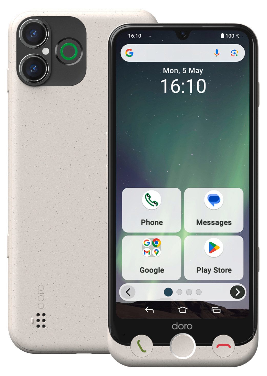Doro A30 Seniorenhandy (15,5 cm/6,1 Zoll, 128 GB Speicherplatz, 50 MP Kamera)