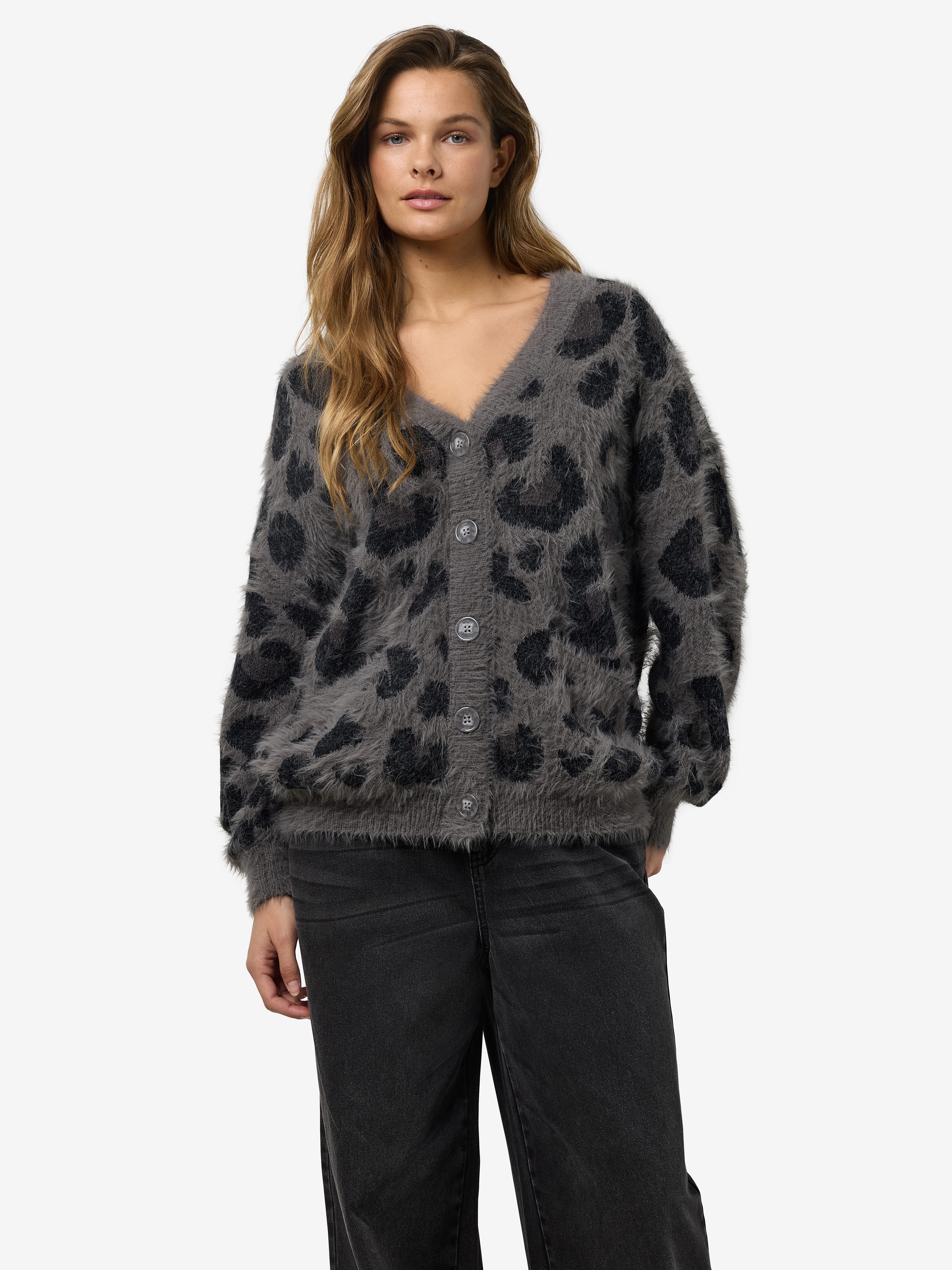 Noisy may Strickjacke NMFLYNN L/S V-NECK günstig online kaufen