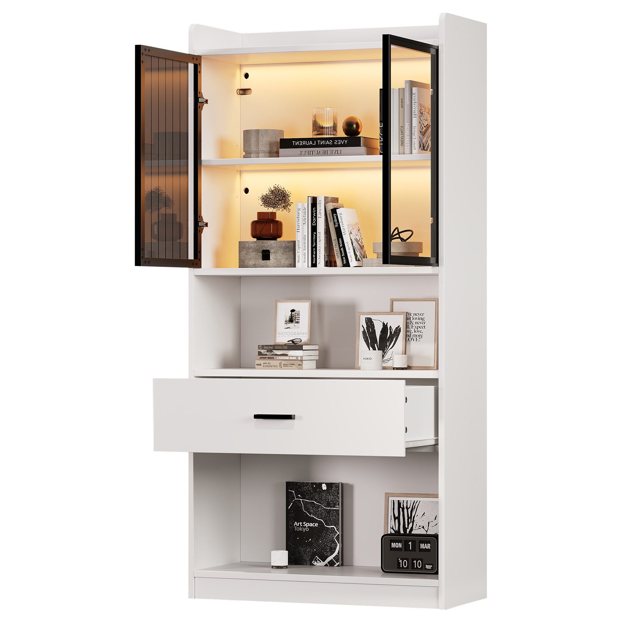 OKWISH Sideboard Modernes Küchenschrank,Anrichte (Aufbewahrungsregale, Lage günstig online kaufen