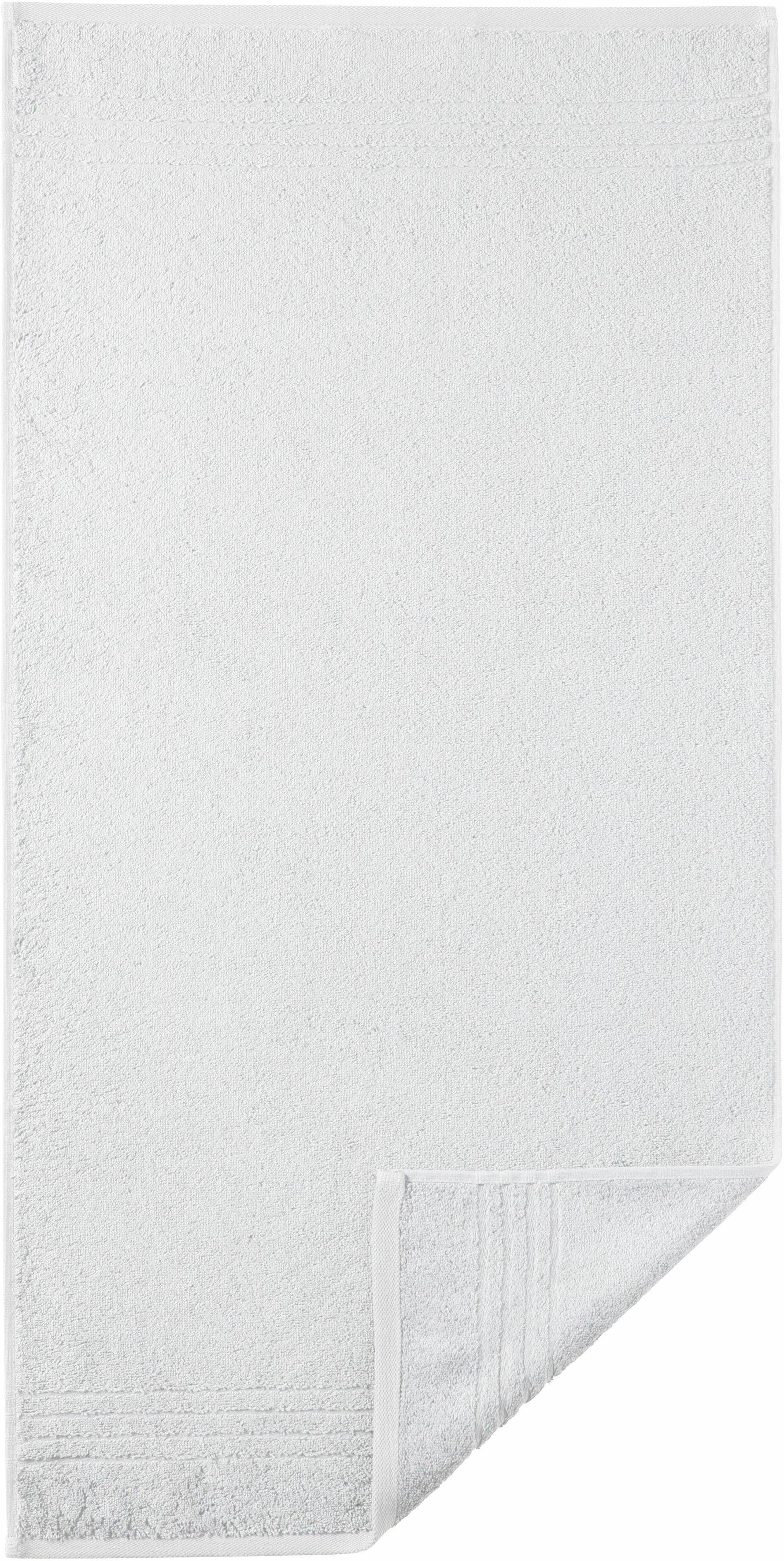 Egeria Handtücher Madison, Walkfrottee (2-St), Uni-Programm mit Streifenbordüre, reine Baumwolle