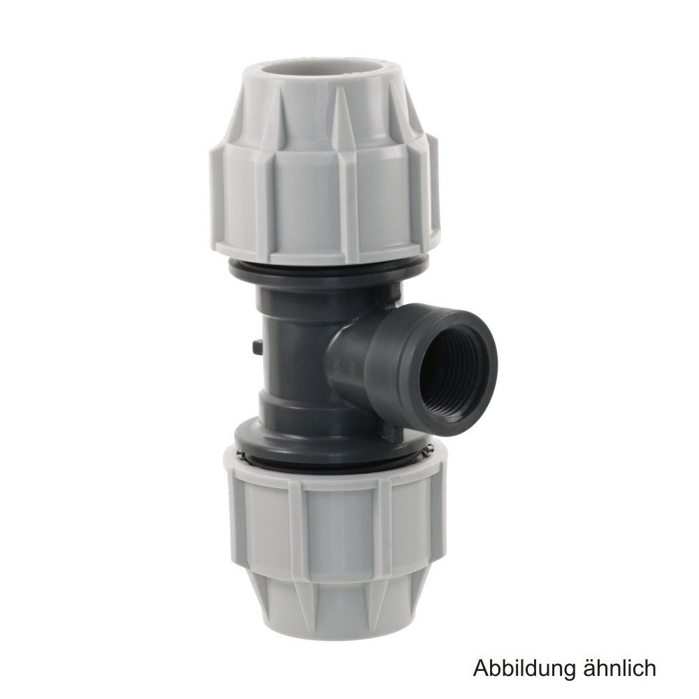 Plasson Wasserrohr Plasson Serie 18, T-Stück mit IG, 25 mm x 3/4" x 25 mm