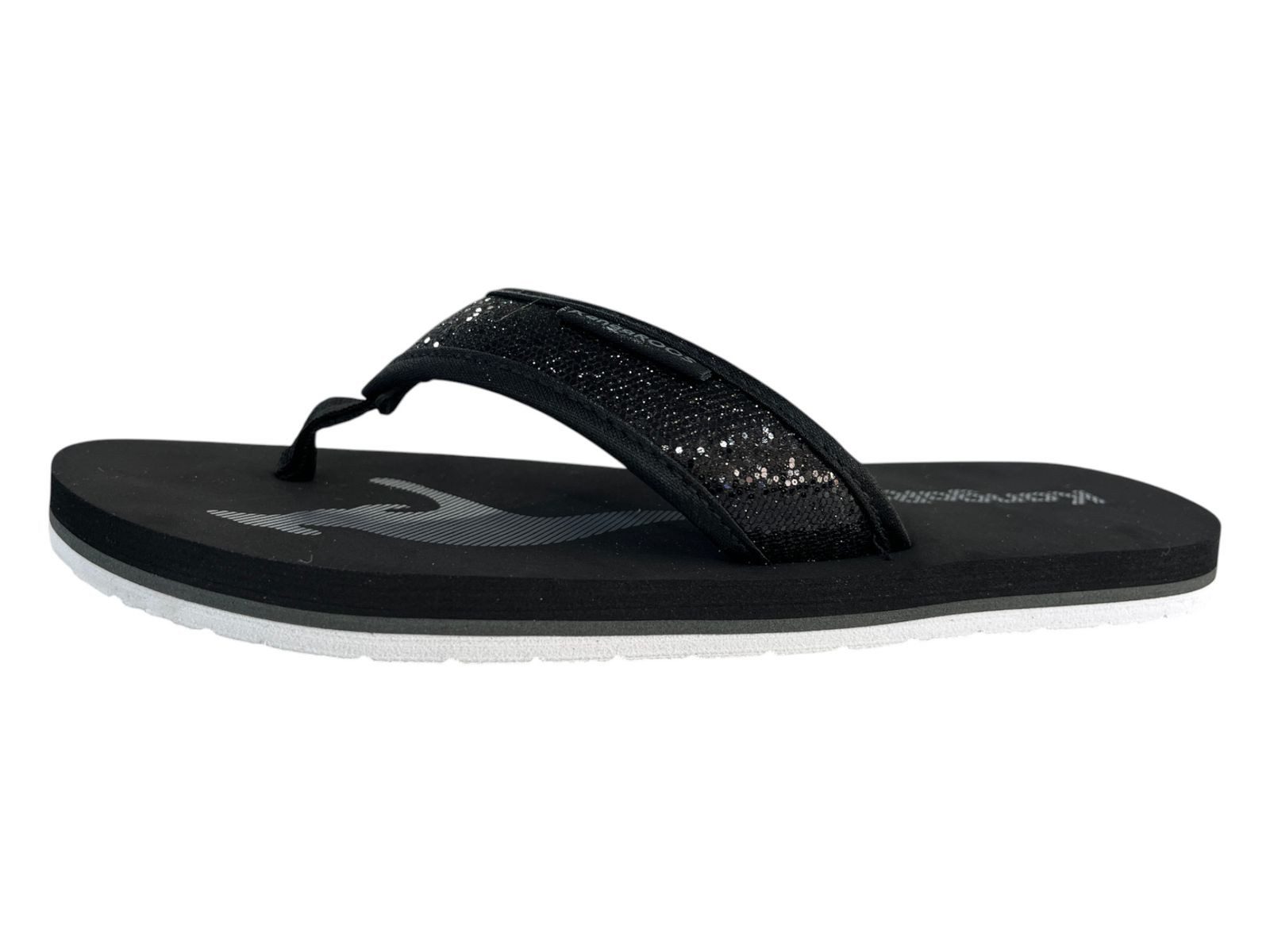 KangaROOS KangaROOS MAYA Zehentrenner Pantolette 30107-5006 black/silver Ze günstig online kaufen