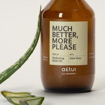 aétui Feuchtigkeitsgel Much Better, More Please, Bio Aloe Vera, Haut & Haar, beruhigend & revitalisierend, 250 ml