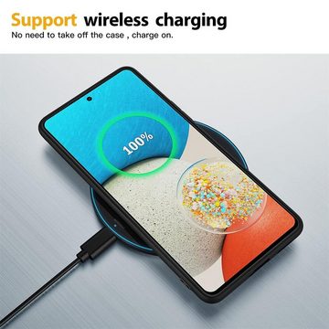 CoolGadget Handyhülle Black Series Handy Hülle für Samsung Galaxy A53 5G 6,5 Zoll, Edle Silikon Schlicht Robust Schutzhülle für Samsung A53 5G Hülle