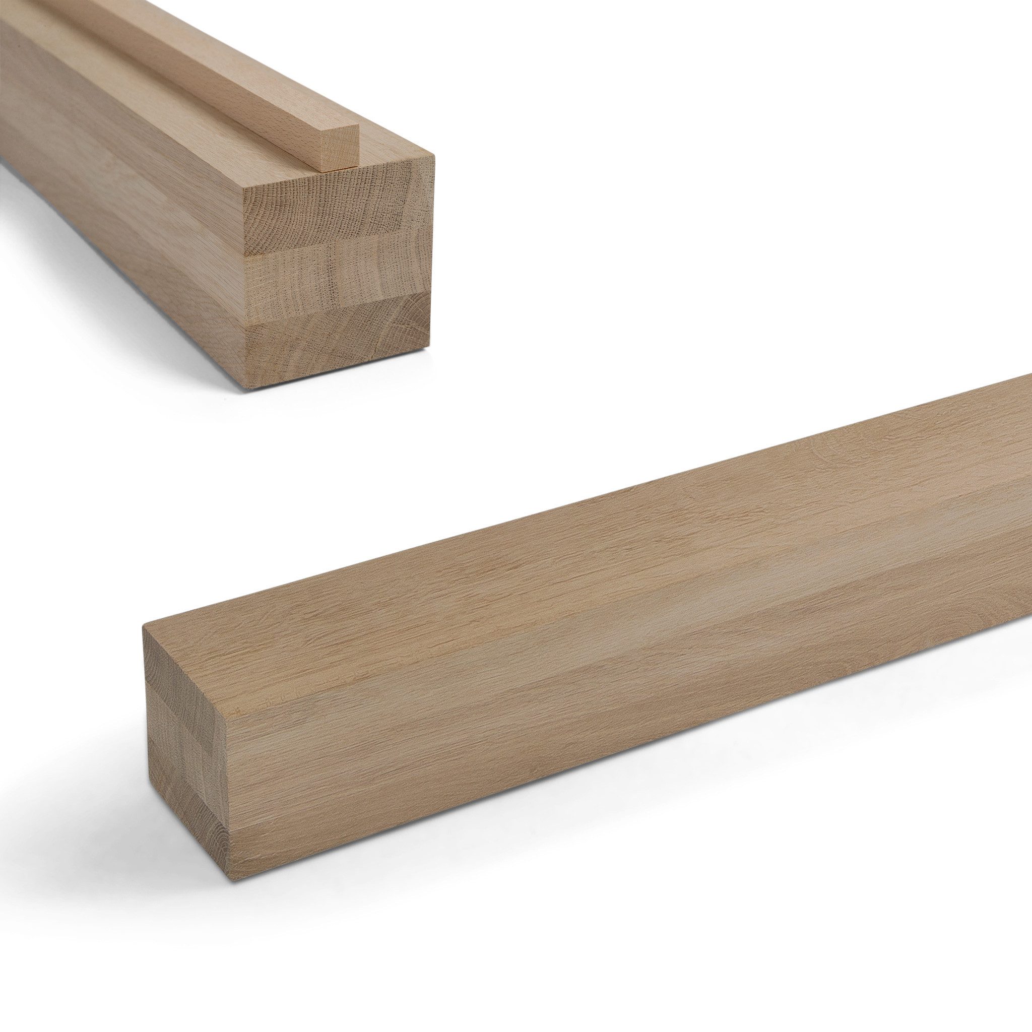 Woodsellers Kantholz Leimholzbalken - Eiche gehobelt - 120 x 120 x 750 mm, (1-tlg), Leimholzbalken Eiche nach Maß - Kantholz, Brettschichtholz, Massivholz