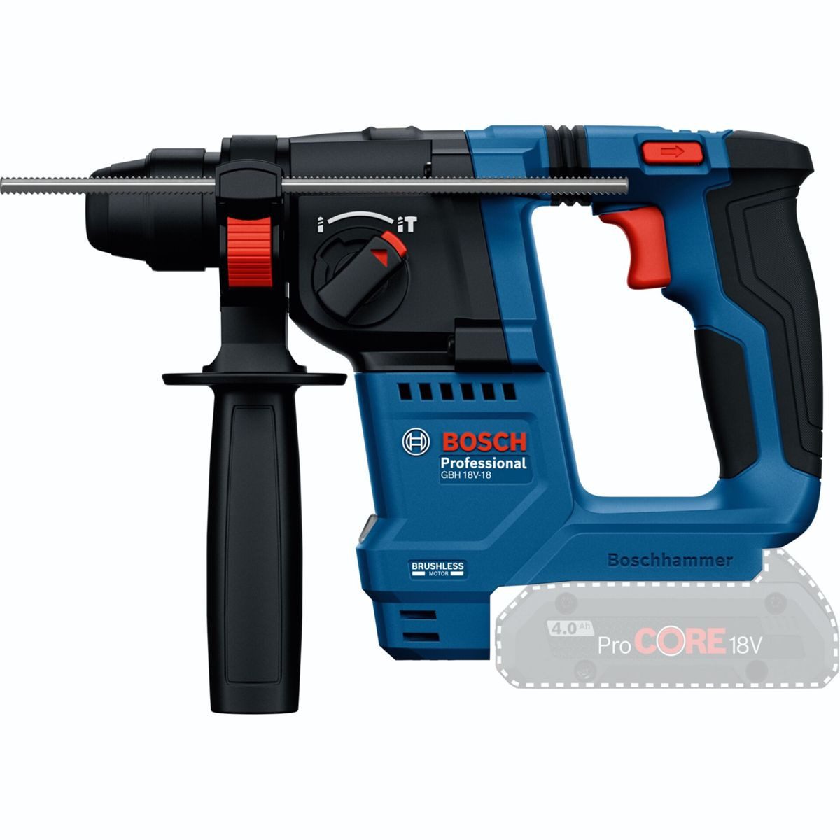 BOSCH Bohrhammer GBH 18V-18 Akku-Bohrhammer – Bild 2 von 2