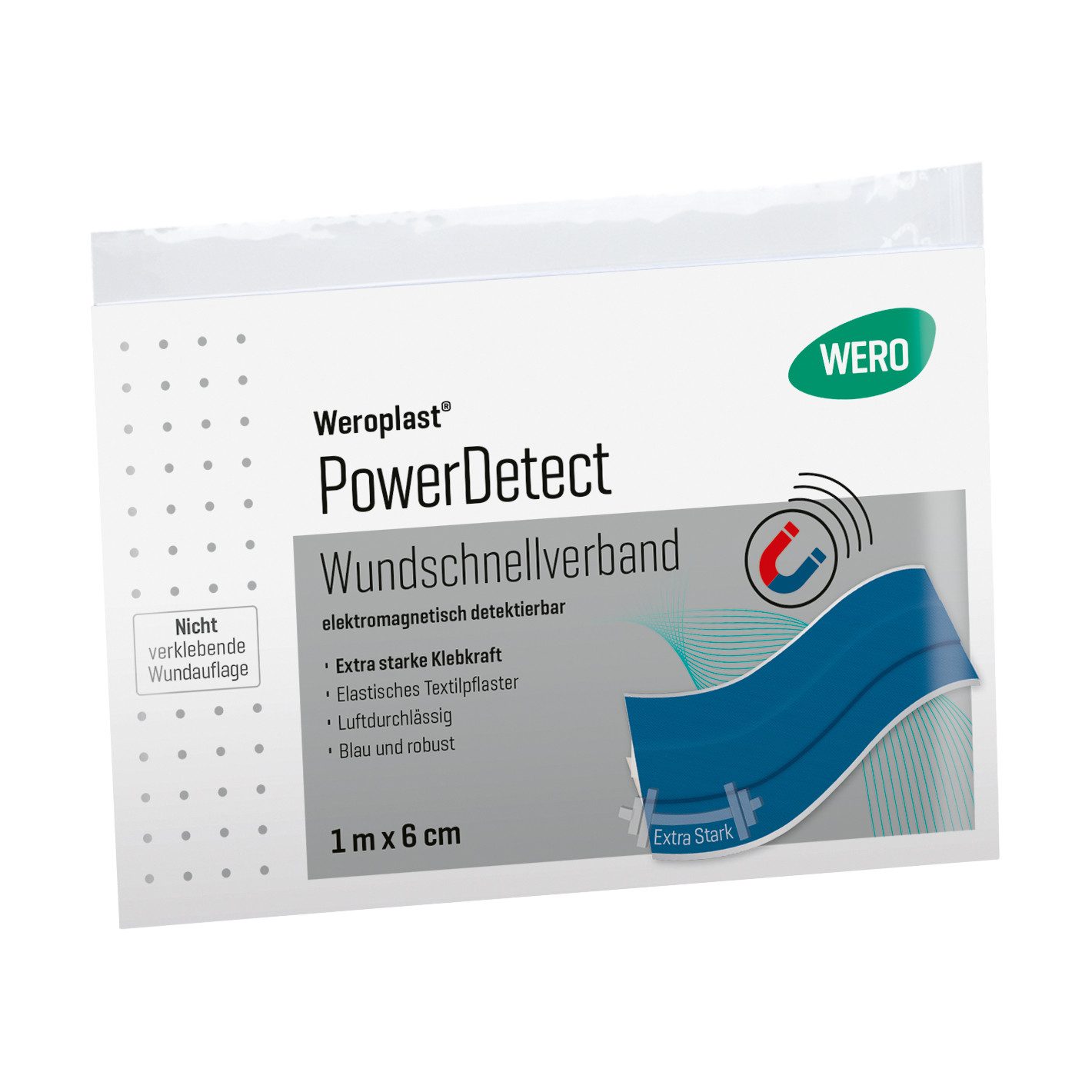 Wundpflaster Weroplast PowerDetect Wundschnellverband, detektierbar