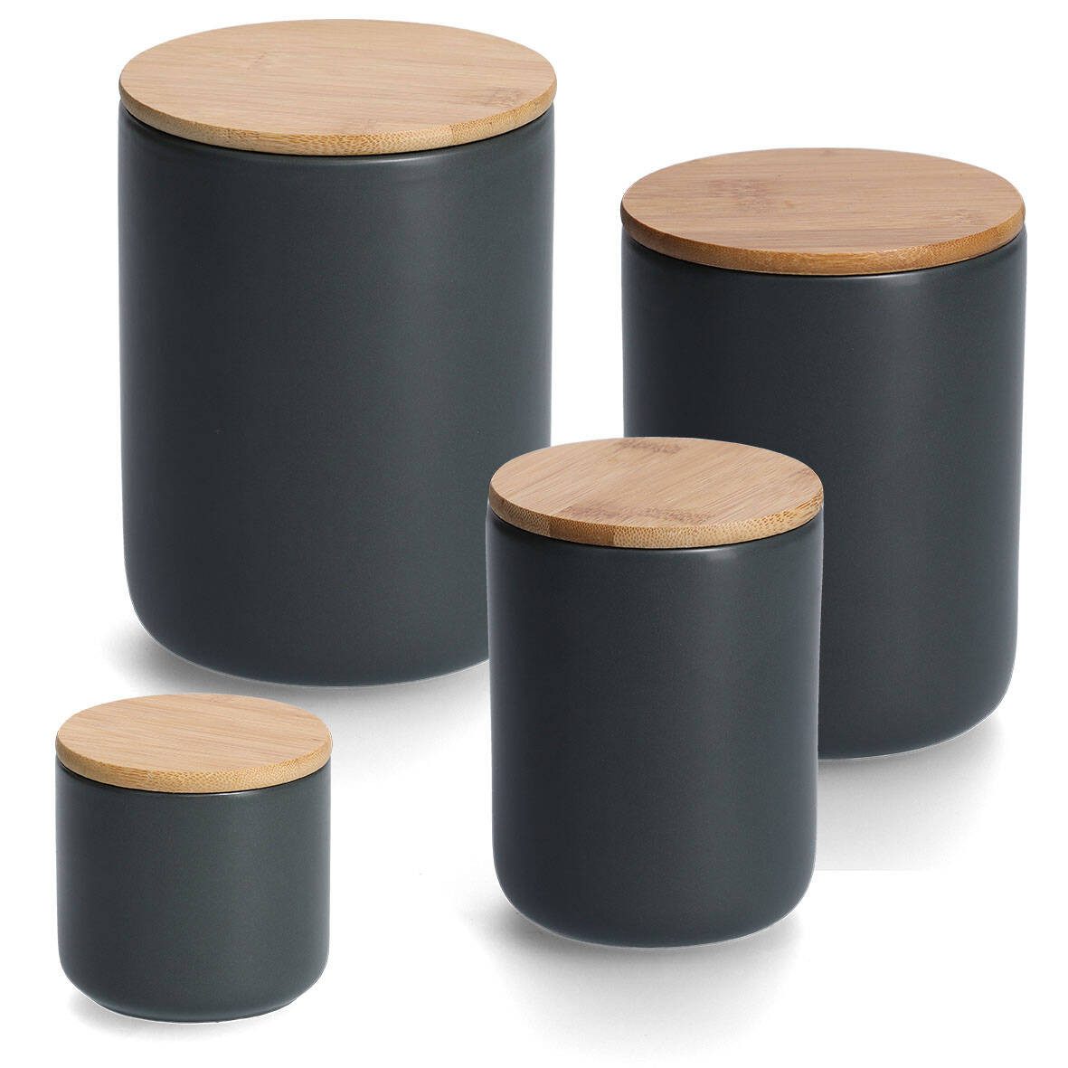 Zeller Present Vorratsdose Keramikglas mit Deckel, 180 ml, Keramik, (einzeln, einzeln)