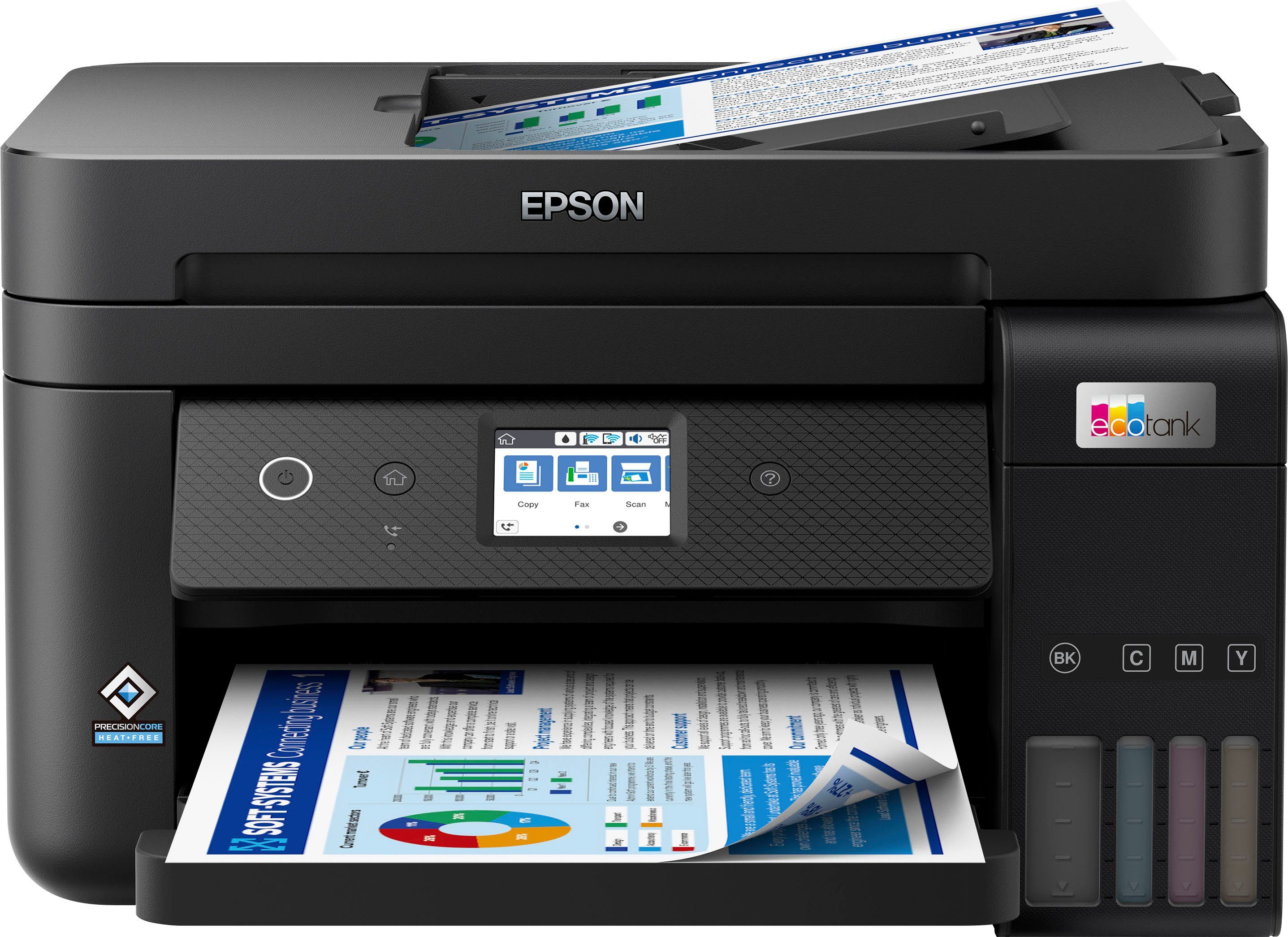 ET-4850 WLAN Direct) Wi-Fi Multifunktionsdrucker, Epson (LAN (Ethernet), EcoTank (Wi-Fi),