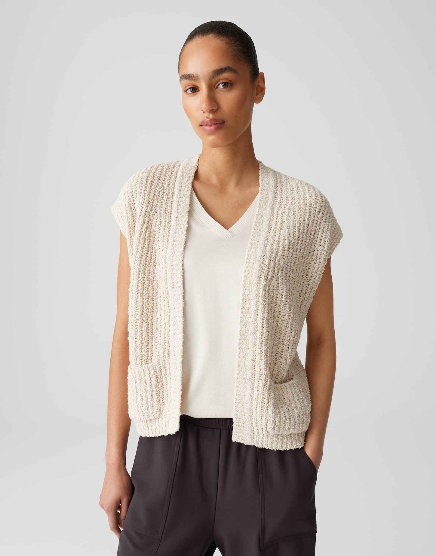 OPUS Cardigan DIMOLA in Bouclé Optik günstig online kaufen