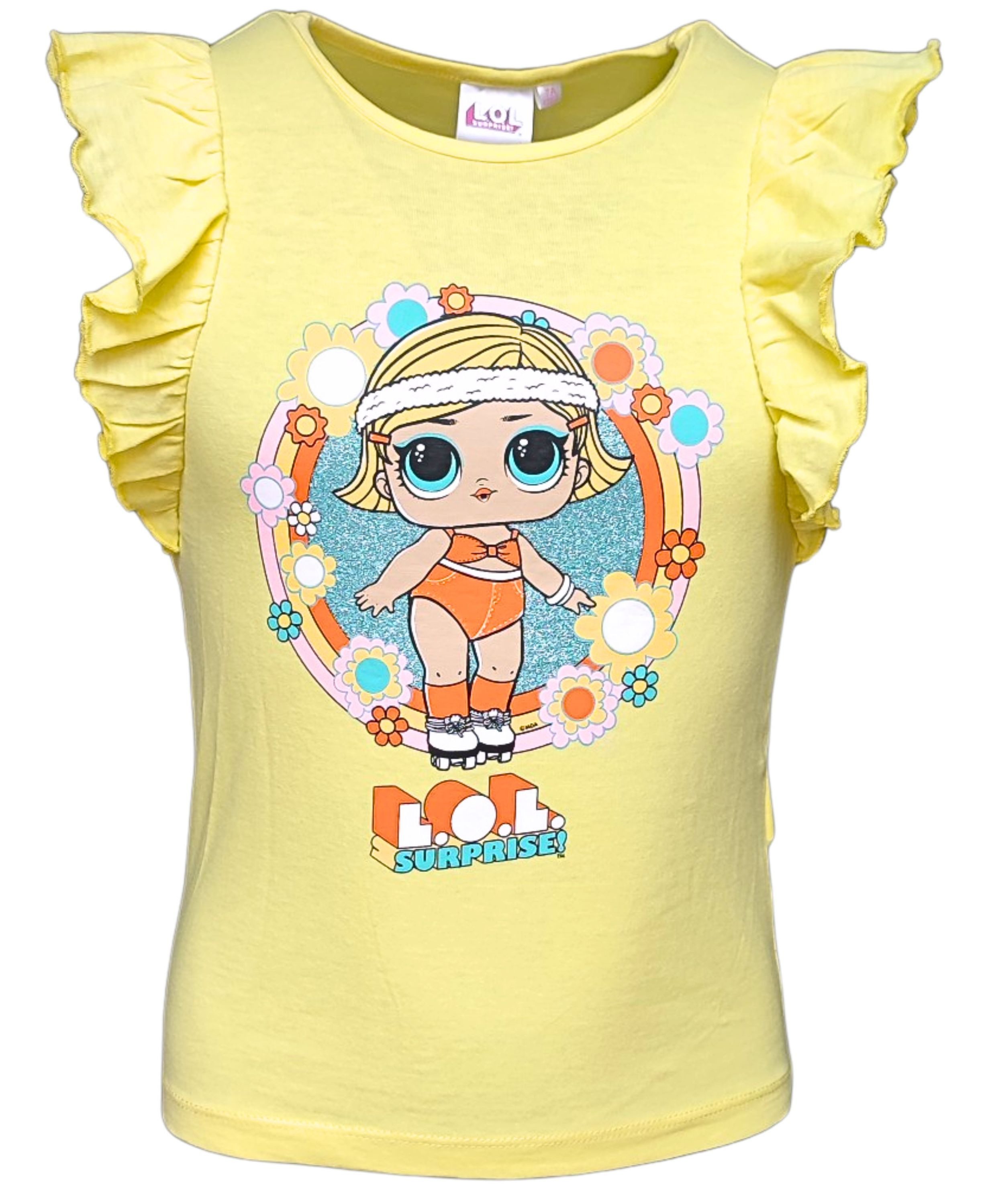 L.O.L. SURPRISE! T-Shirt Swim Team Mädchen Top mit Rüschen Gr. 110 - 134 cm