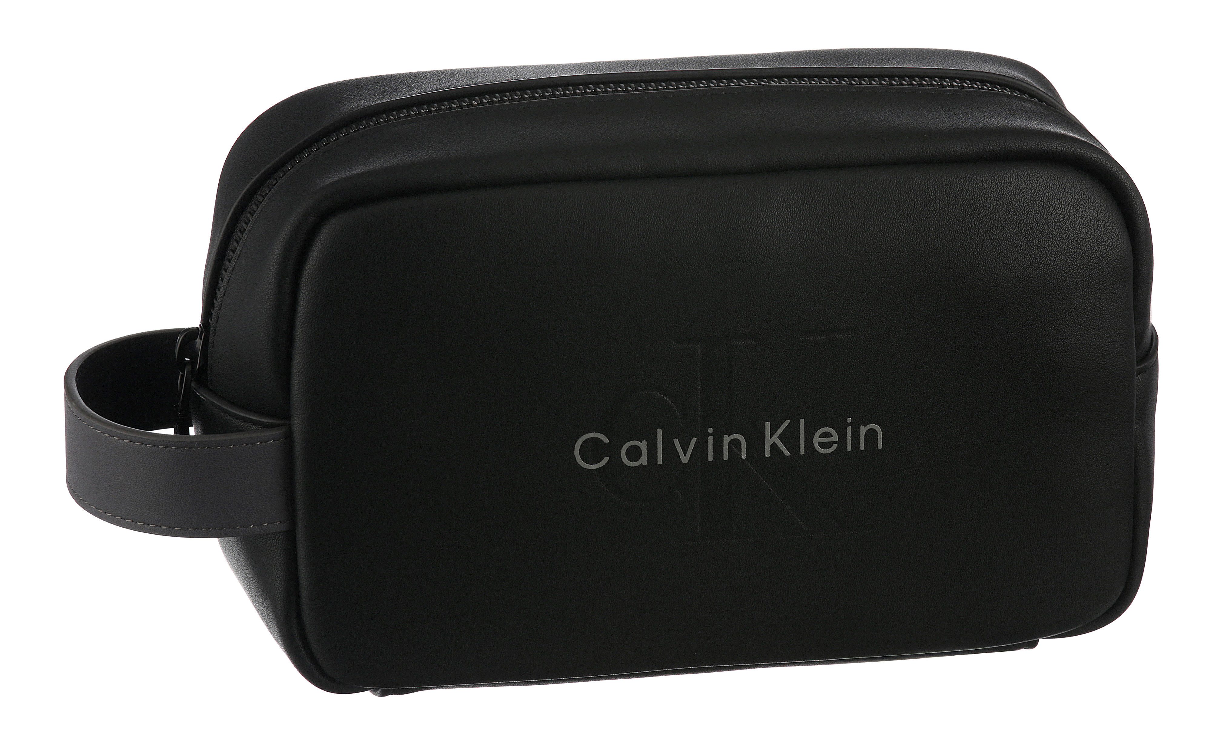 Calvin Klein Mini Bag BOLD DOPP KIT, Kulturbeutel, Washbag, Kosmetiktasche mit Logoschriftzug