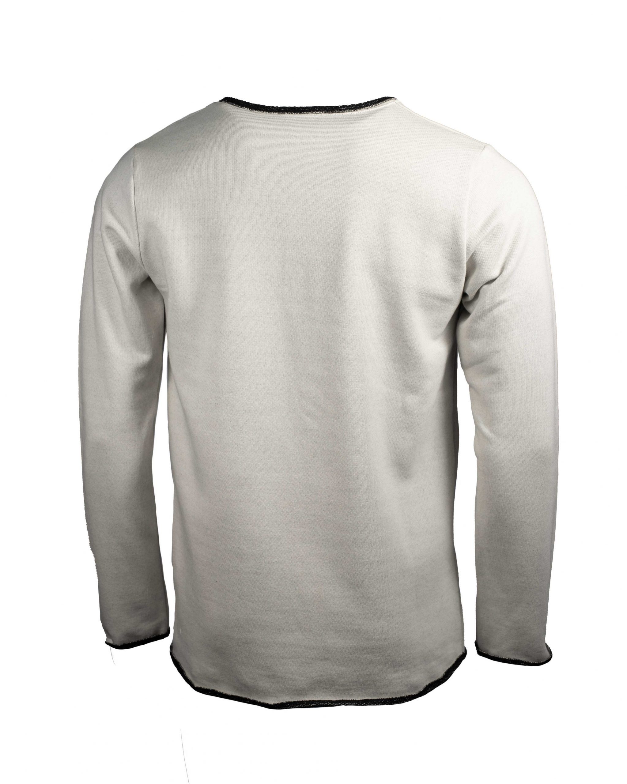 EMPIRE-THIRTEEN Sweater "EMPIRE" BASIC SWEATER MEN schwarzer Futterfaden günstig online kaufen
