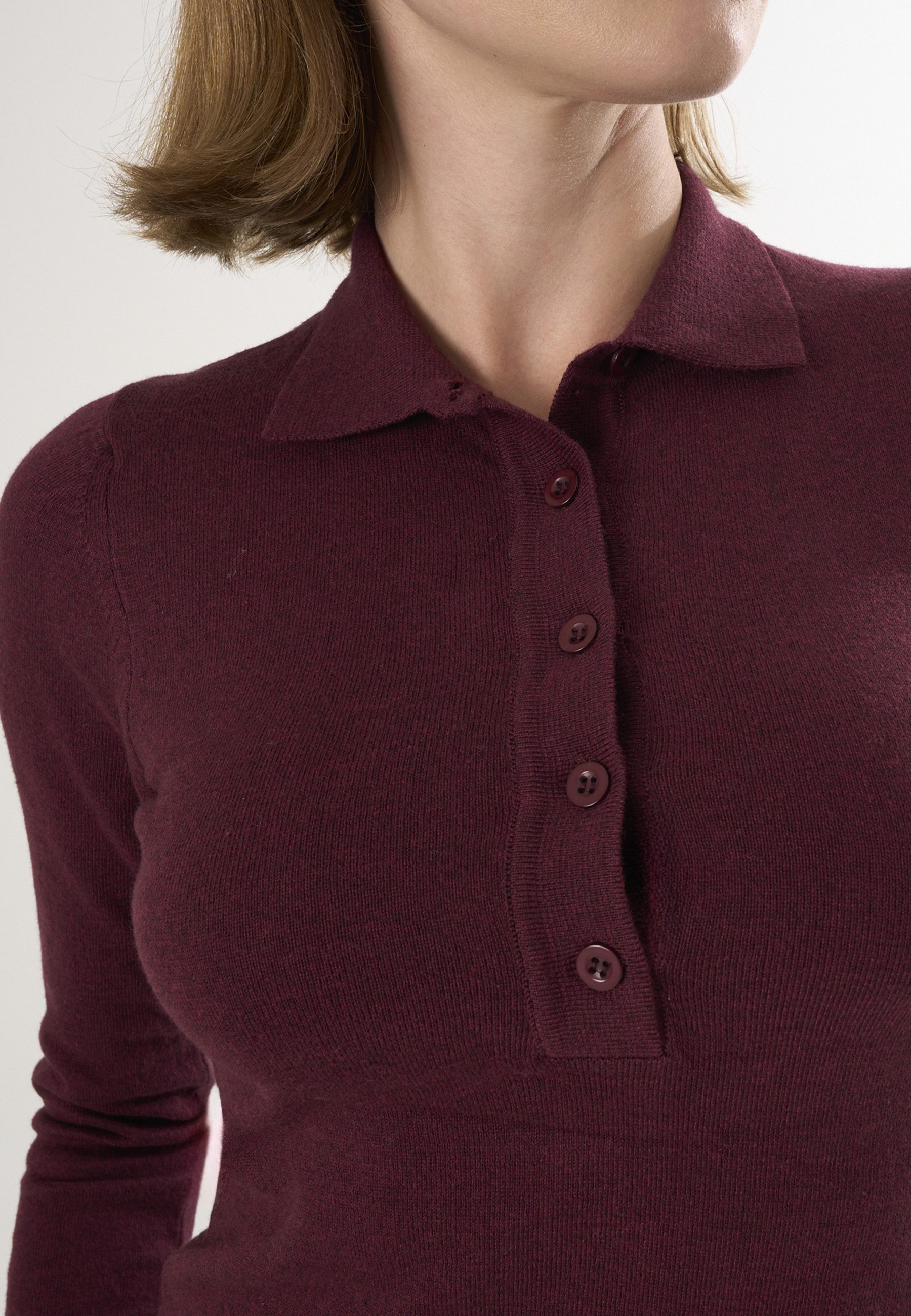 Felix Hardy Polokragenpullover Pullover mit Rollkragen und Knöpfen