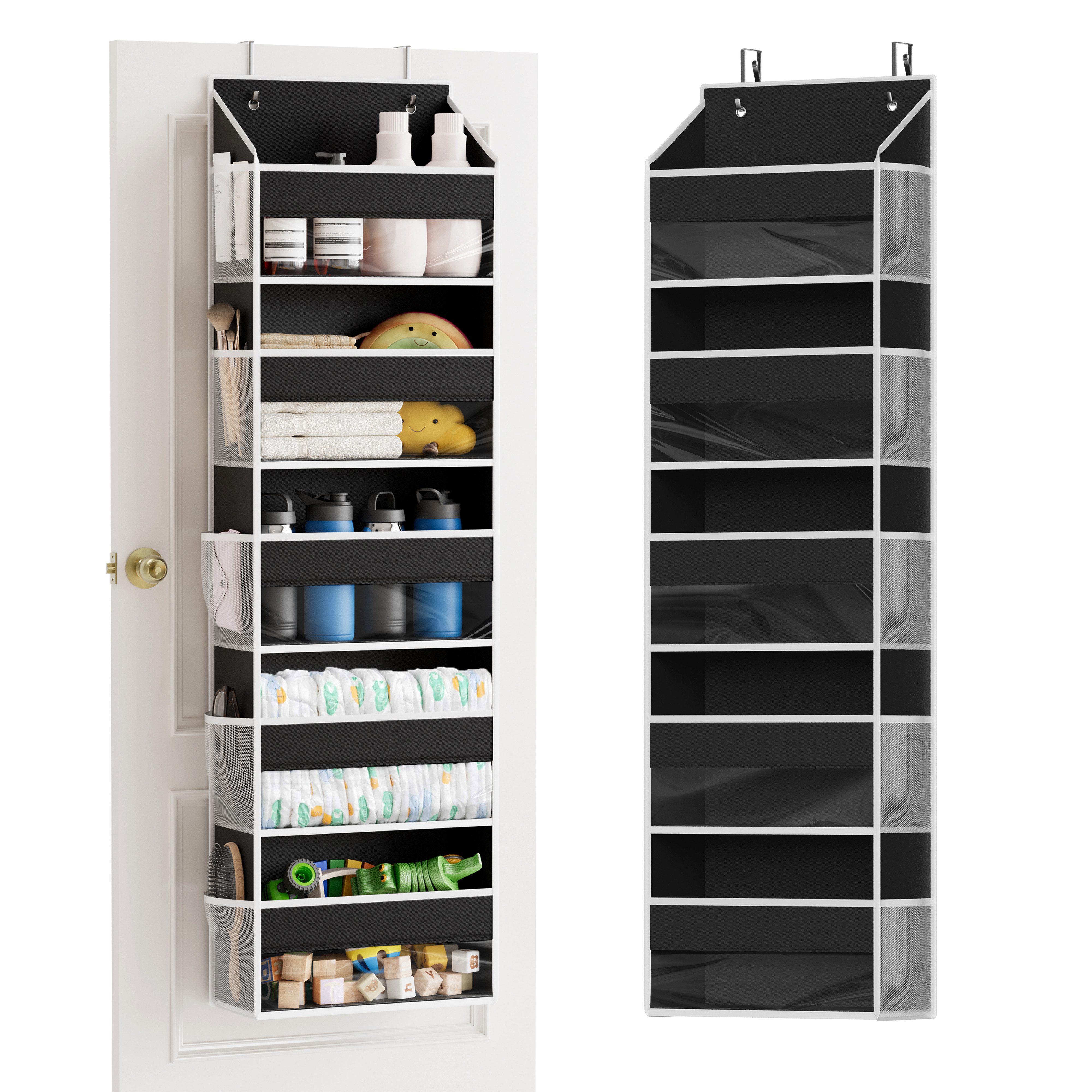 SpaceAid Hängeregal Organizer, Tür-Organizer mit 5 großen Fächern, 10 Mesh- günstig online kaufen