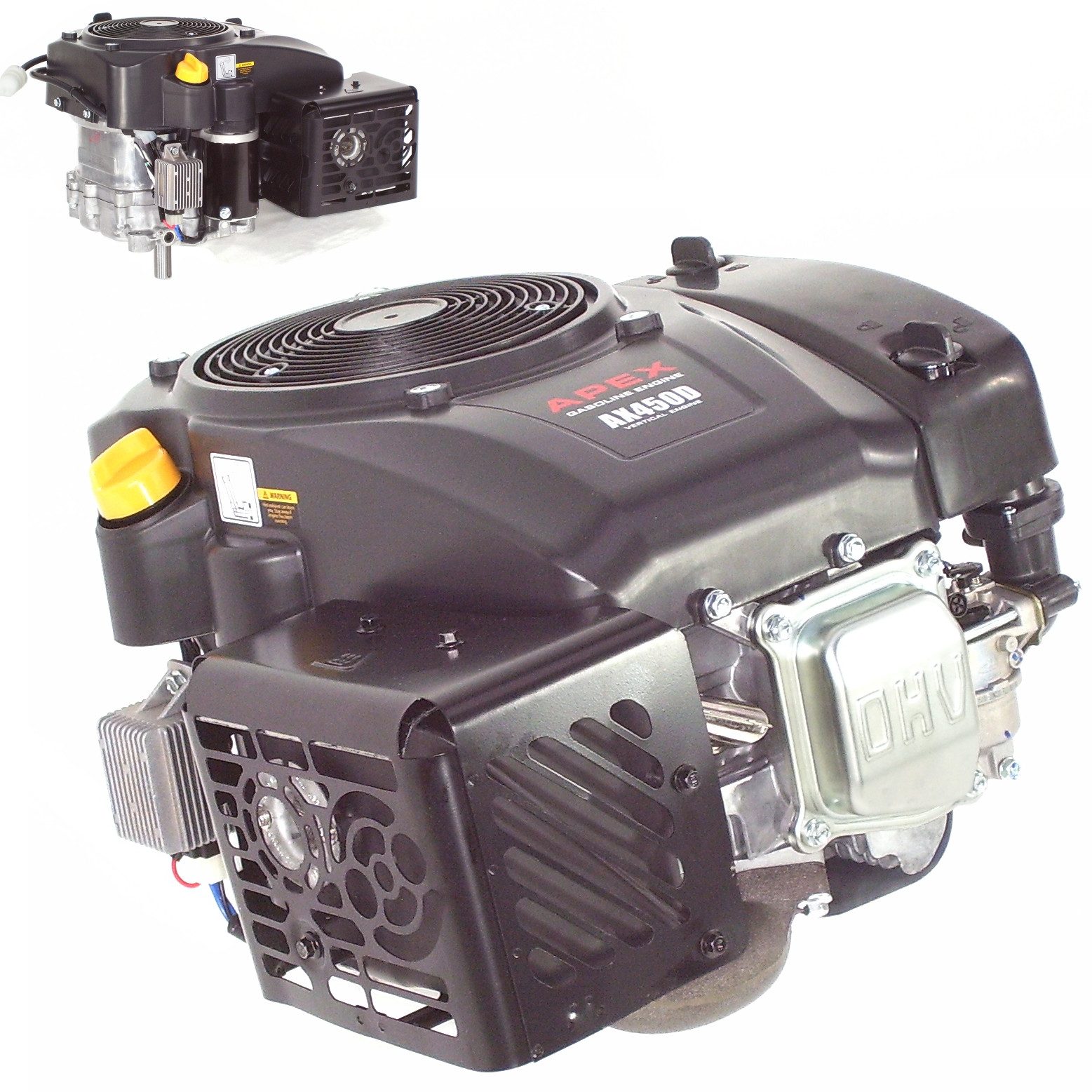 Apex Benzinrasenmäher Benzinmotor 449ccm Rasentraktor Aufsitzmäher E-Start 13,6 PS 01973