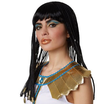 dressforfun Kostüm-Perücke Perücke Kleopatra lang