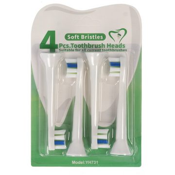 AccuCell Blutdruckmessgerät 4 Stück Mini Cleaning Brush Ersatz-Zahnbürstenkopf für elektrische Za