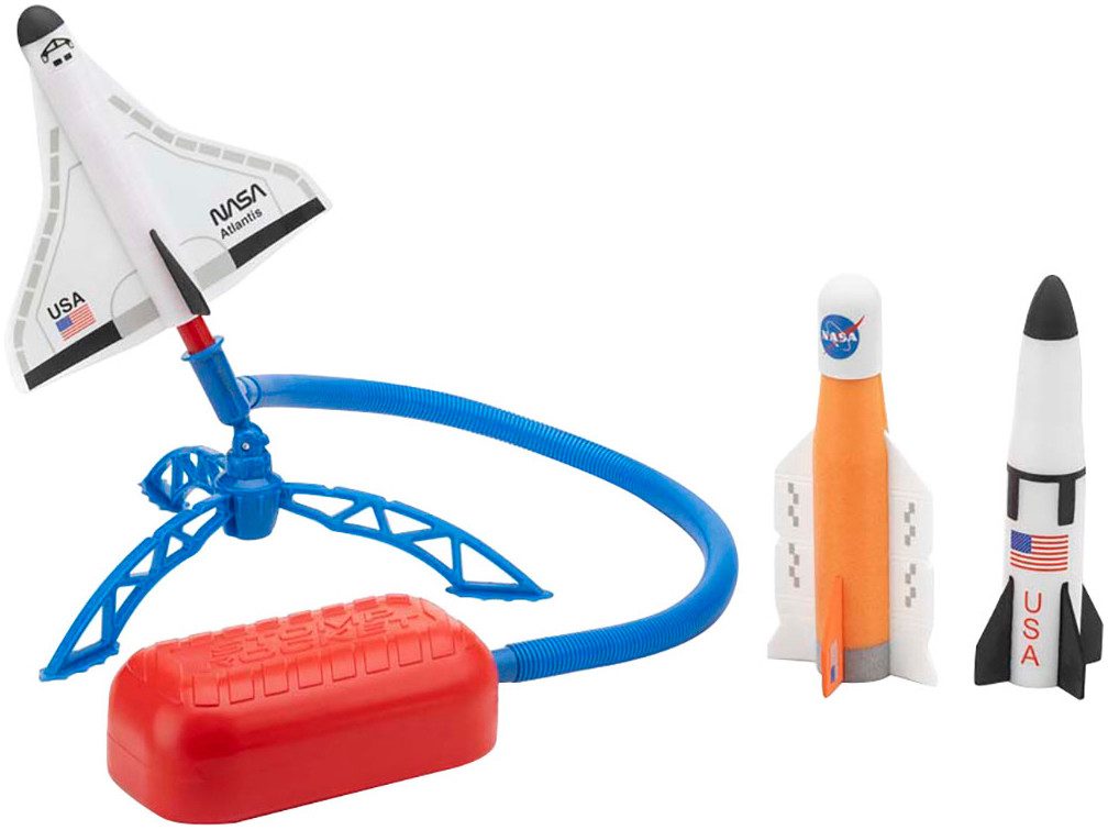 Stomp Rocket Spiel NASA Collection by Stomp Rocket, Luftdruckraketen-Outdoorspiel