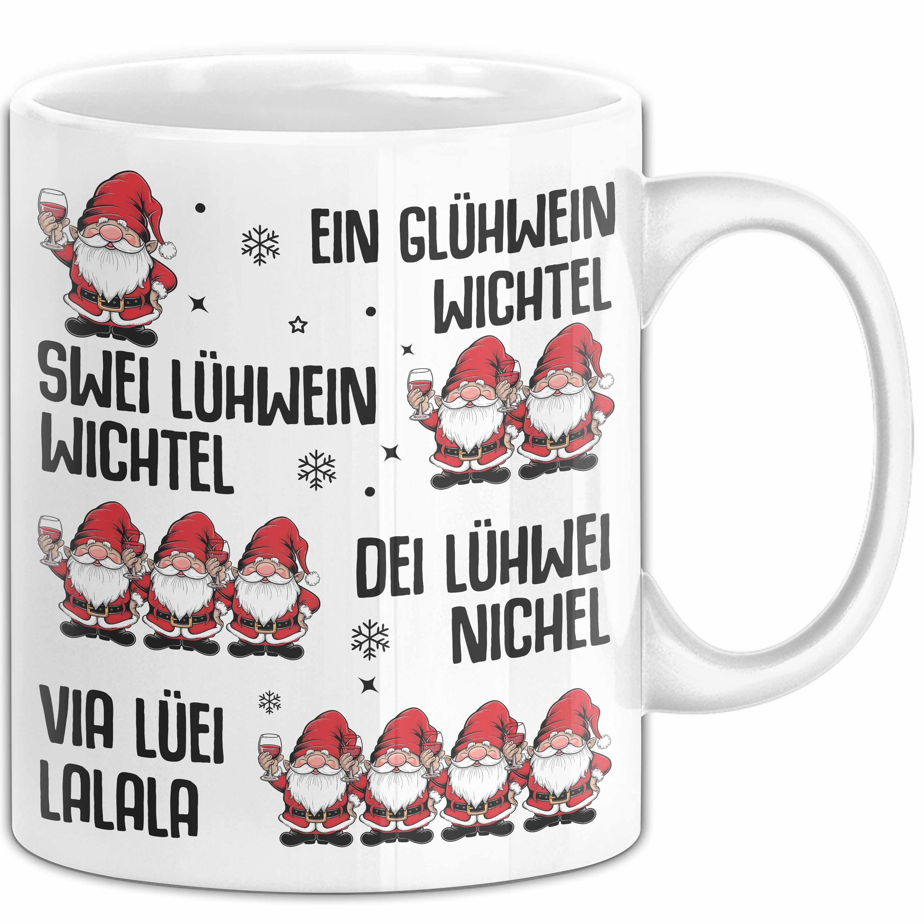 Trendation Tasse Weihnachten Tasse Geschenk Glühwein Ein Glühwein Wichtel Swei Glühwe