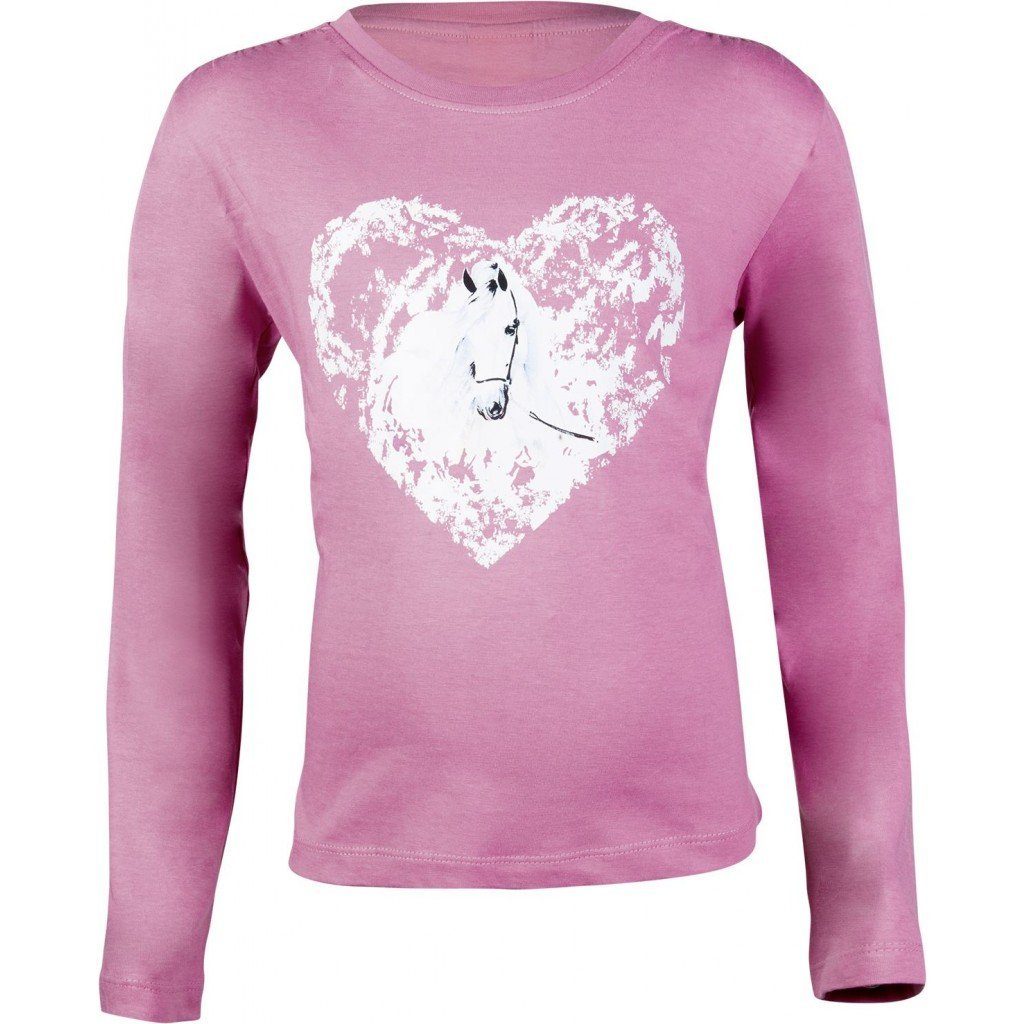 HKM Langarmshirt Horse Spirit pink