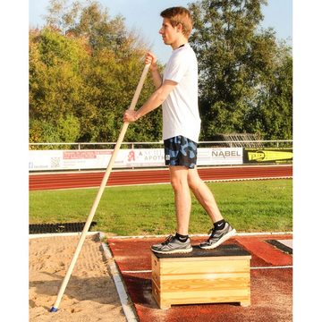 Sport-Thieme Hochsprung-Lattenhalter Stabhochsprungstab Holz, Ideal für Kinder und Jugendliche