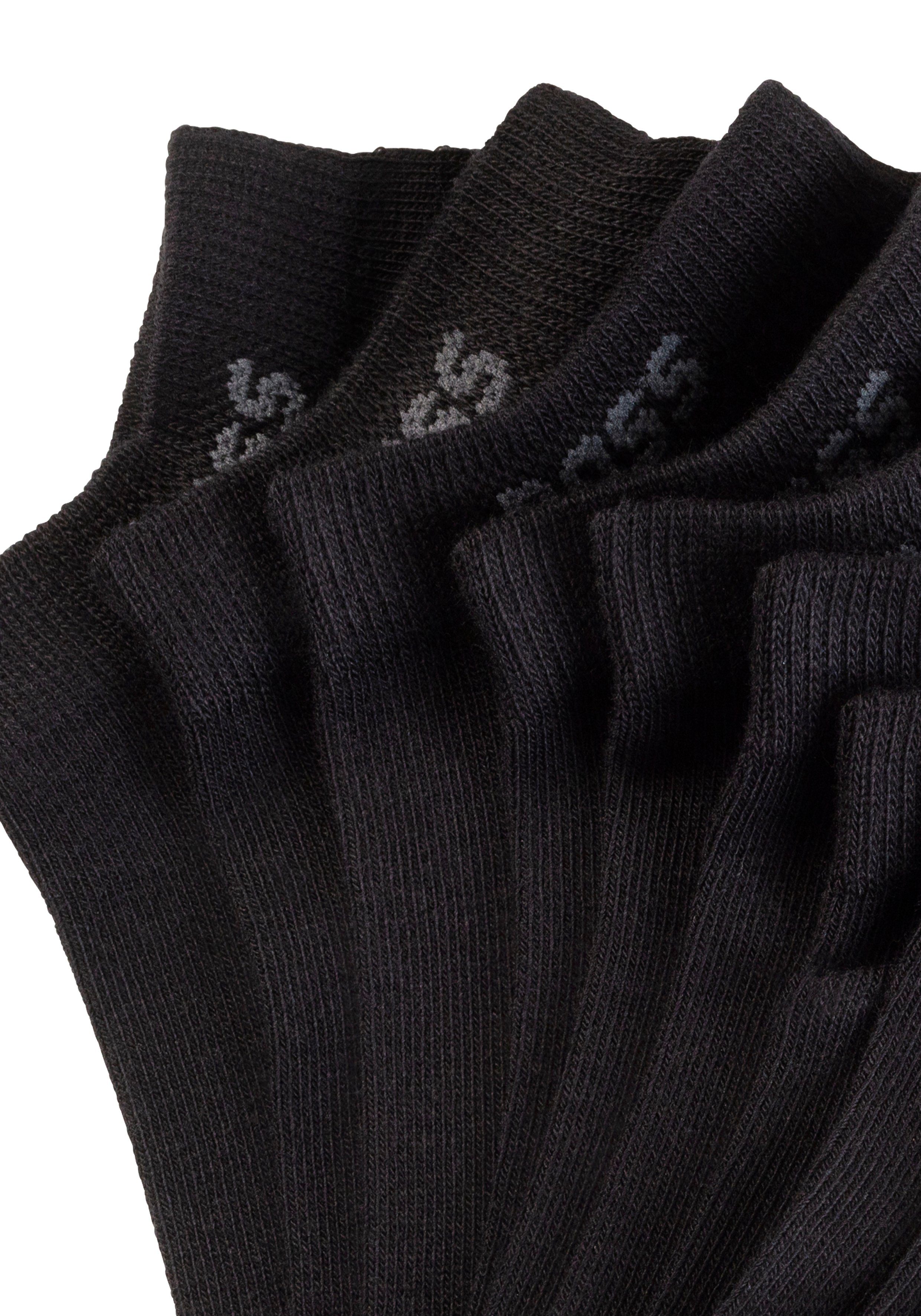 BOSS Sneakersocken 5P AS Logo CC W (Packung, 5-Paar, 5er) mit BOSS-Logoschriftzug