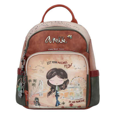 Anekke Cityrucksack Peace & Love, Polyurethan