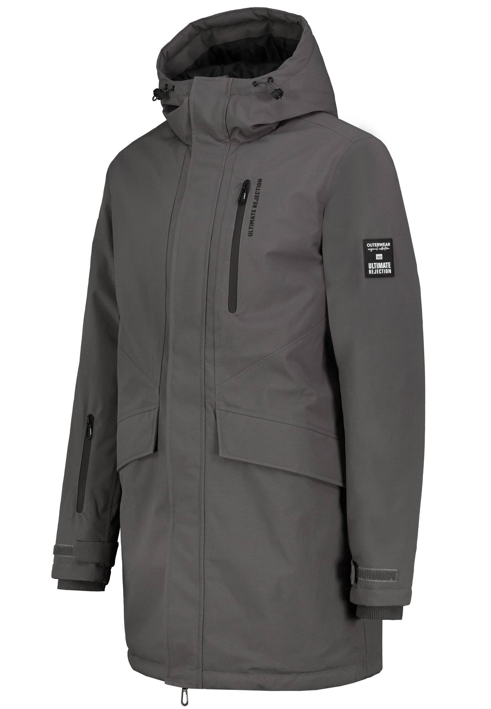 SUBLEVEL Parka Herren Winterjacke Jacke Warm Modern lang Mantel mit Kapuze günstig online kaufen