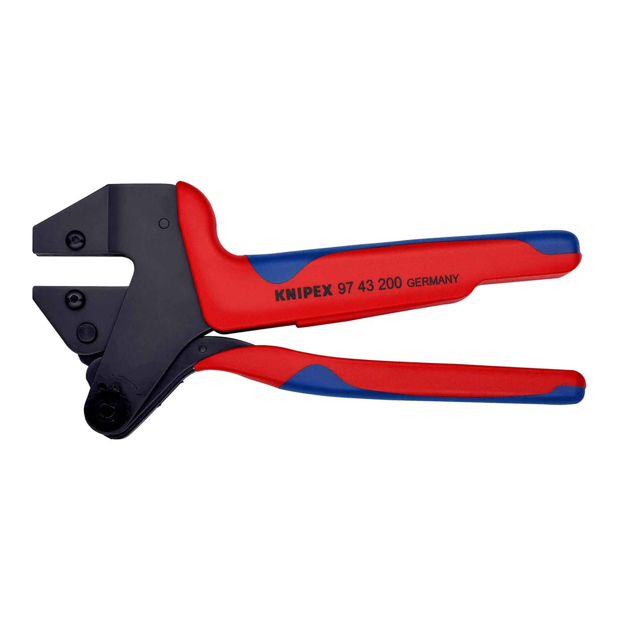 Knipex Crimpzange KNIPEX 97 43 200 A Crimp-Systemzange für auswechselbare Crimpeinsätze