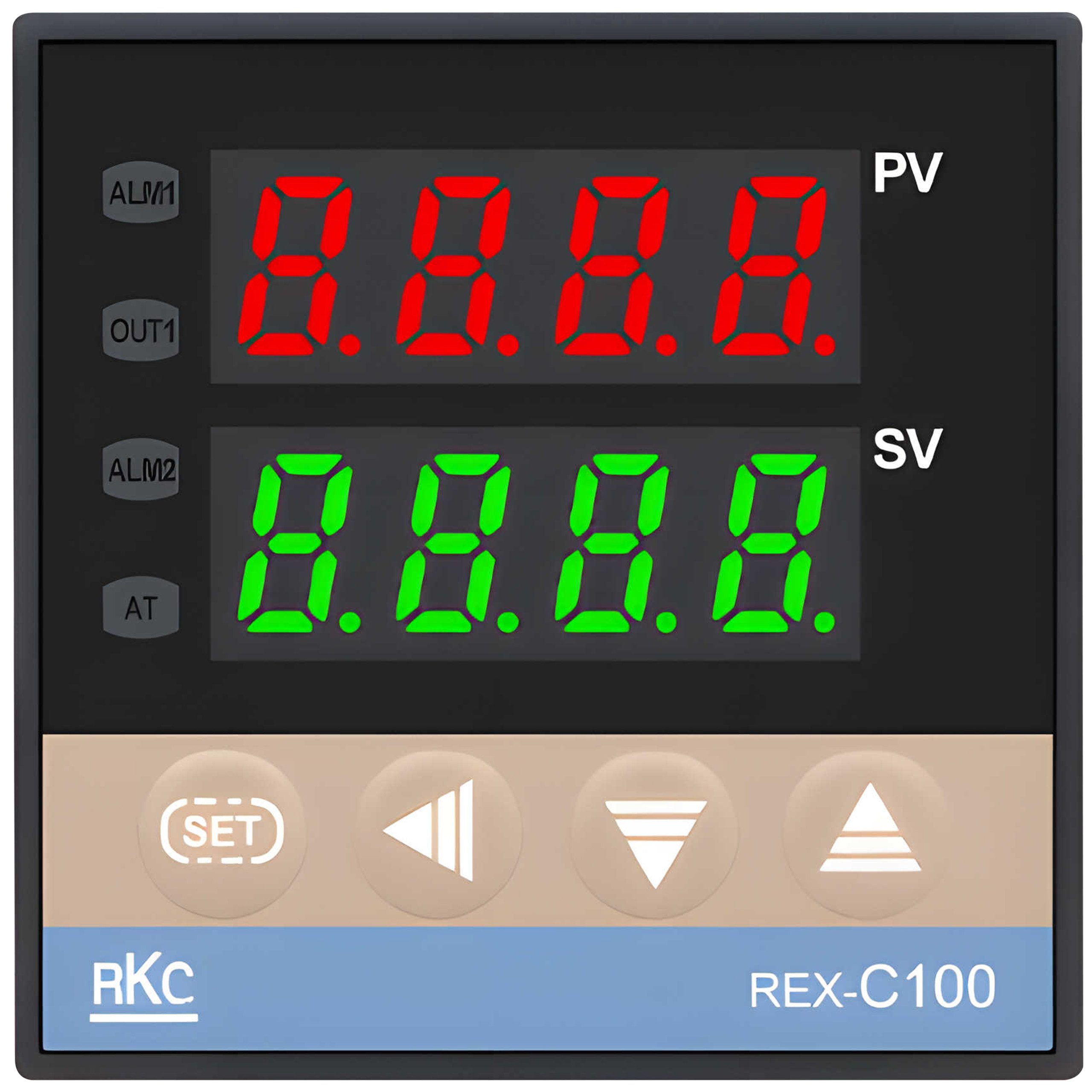 Retoo Heizkörperthermostat Temperaturregler Digital LED Thermostat Control Temperatur Regler, (Set, Digitaler Temperaturregler, Bedienungsanleitung in Deutsch) Temperaturregler, Digital, Kit, REX-C100, LED, Modell, C100FK02 PID
