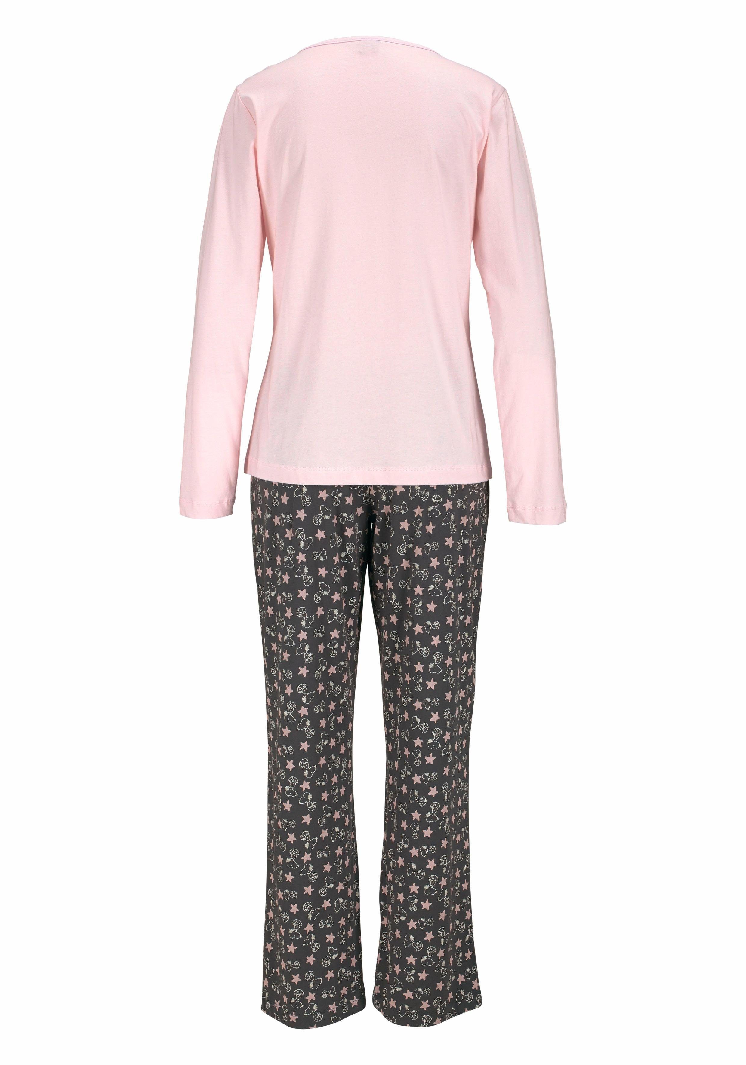 PEANUTS Pyjama (2 tlg) in langer Form im niedlichen Snoopy-Design