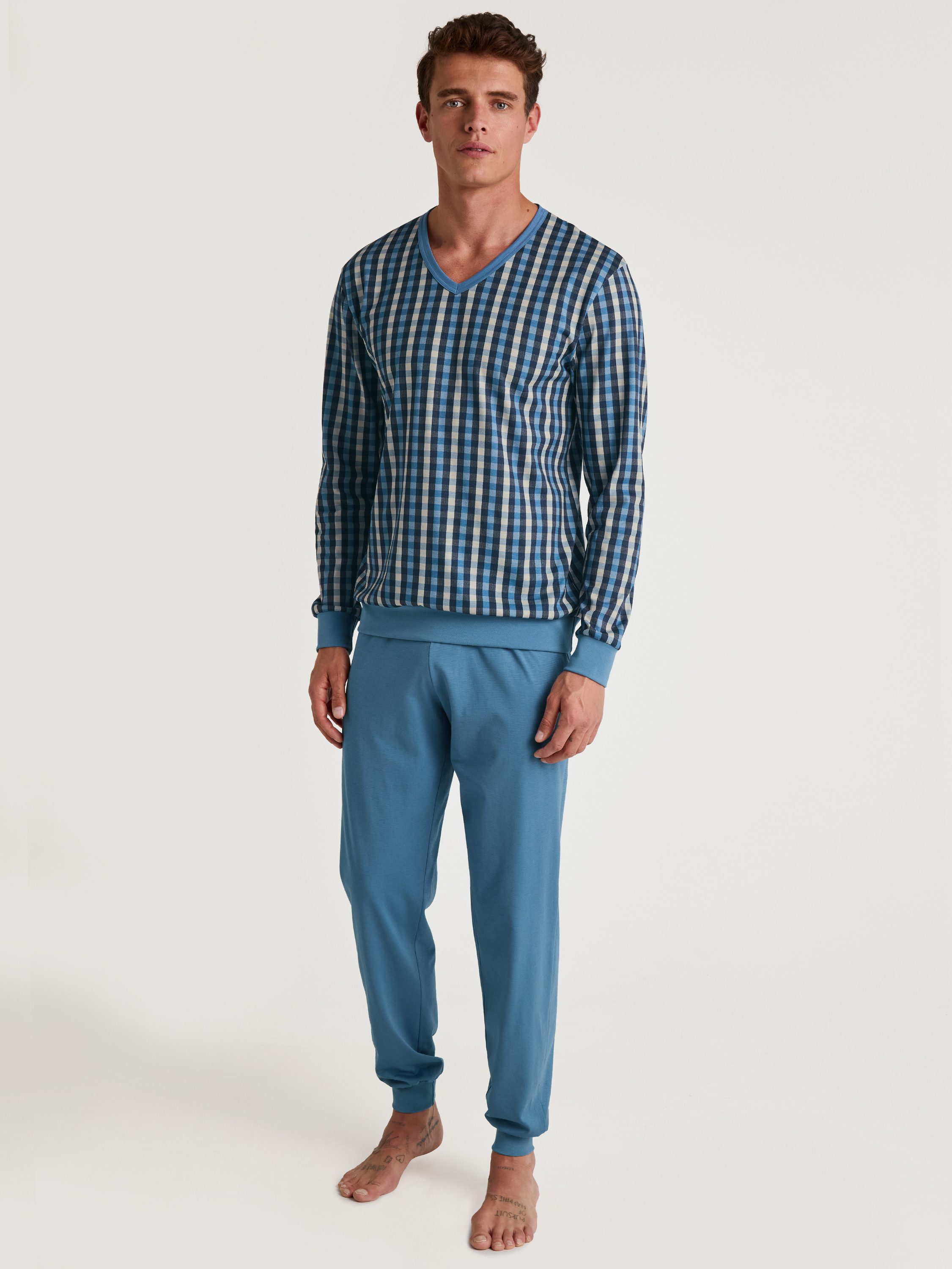 CALIDA Pyjama Cotton Special Herren (2 günstig online kaufen