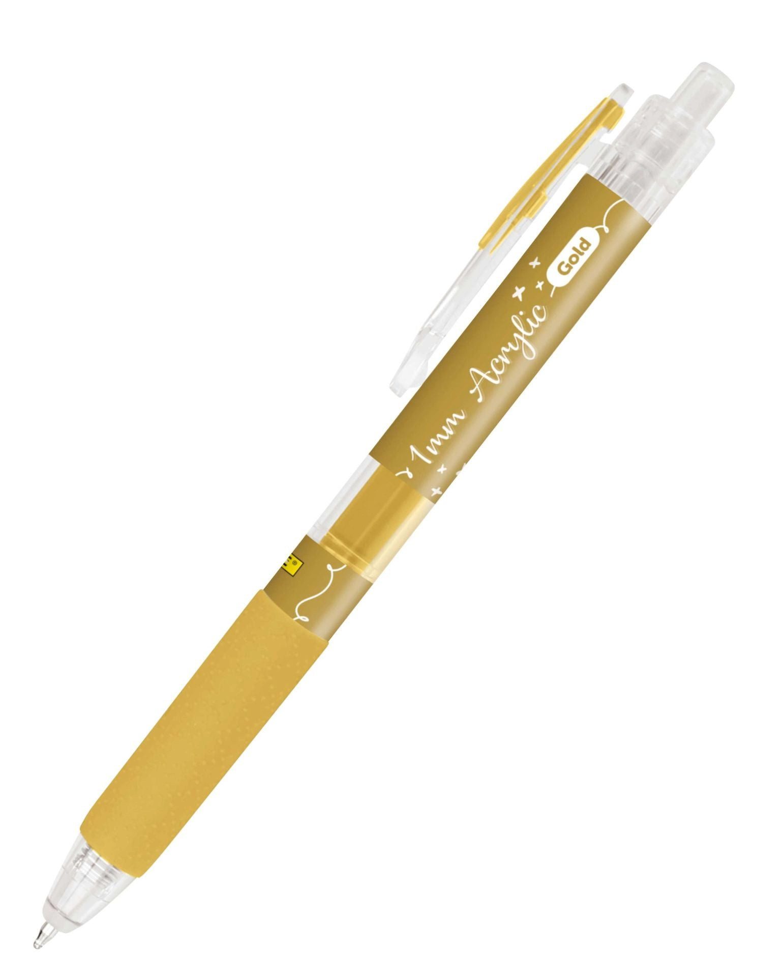 Online Pen Künstlerstift ONLINE Calli.Brush Acrylic Liner Gold 1mm Spitze 12 Farben