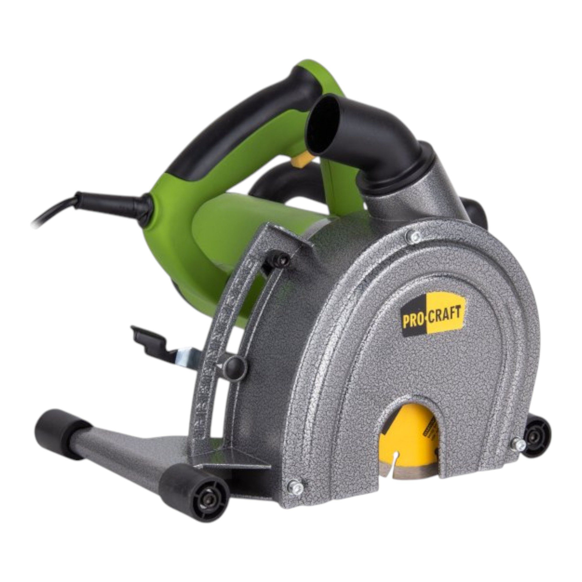 PRO CRAFT Mauernutfräse PM2500-230 Mauernutfräse 1700 Watt 45 mm + 2x Trennscheibe