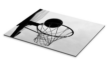 Posterlounge XXL-Wandbild Editors Choice, Blick auf einen Basketballkorb von unten, Fotografie