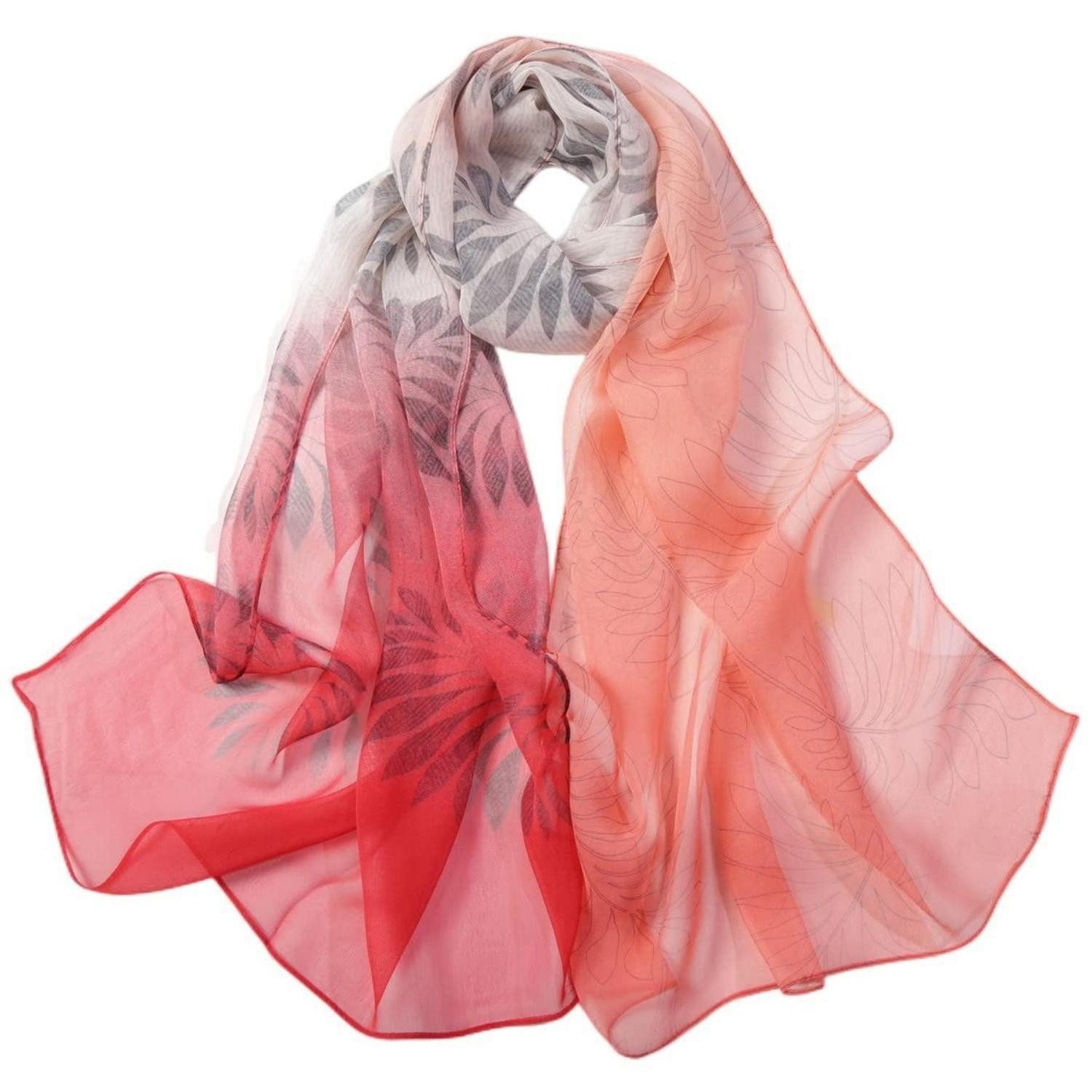 LuxusKollektion Seidenschal Damen Seidenschal Leicht 63x20cm, (1-St)