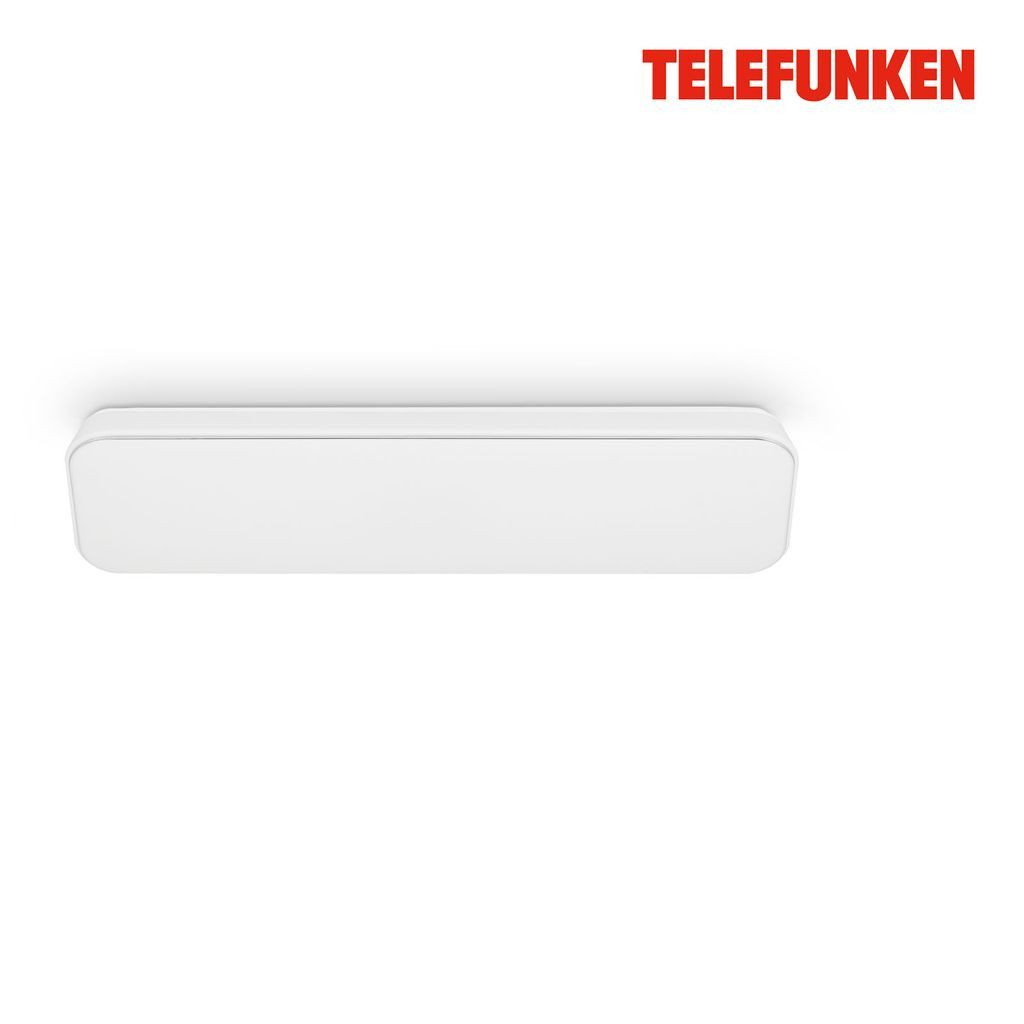 Telefunken LED Deckenleuchte 205306TF, Dimmfunktion, LED fest integriert, 4000K - Neutralweiß, Deckenleuchte dimmbar 24W 2800lm 4000K 60,5x18,5x5,5cm