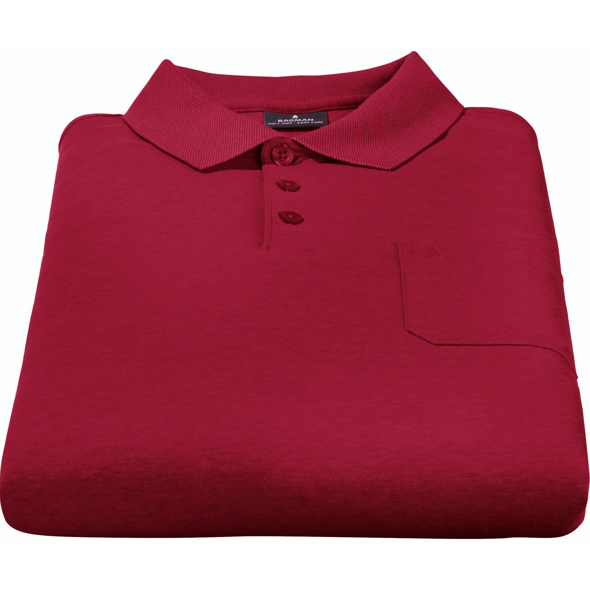 RAGMAN Sweatshirt Herren-Poloshirt Uni günstig online kaufen