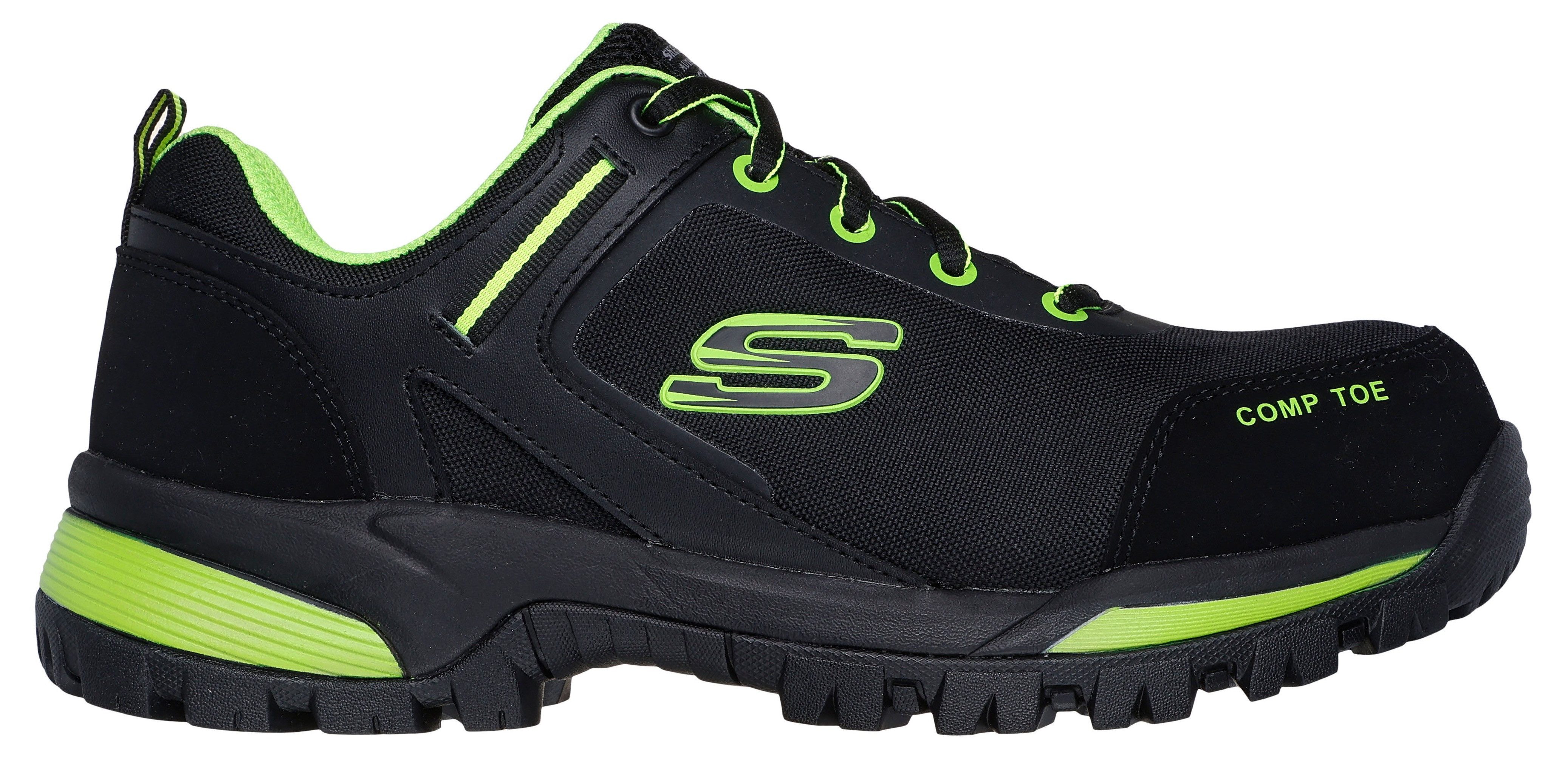 Skechers Gatlon S3L Berufsschuh, Sicherheitsschuh, Schnürschuh mit rutschhemmender Laufsohle, S3L