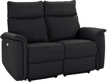 Places of Style 2-Sitzer Zola, Sitzkomfort durch elektrische Relaxfunktion, USB-Anschluss, 142 cm