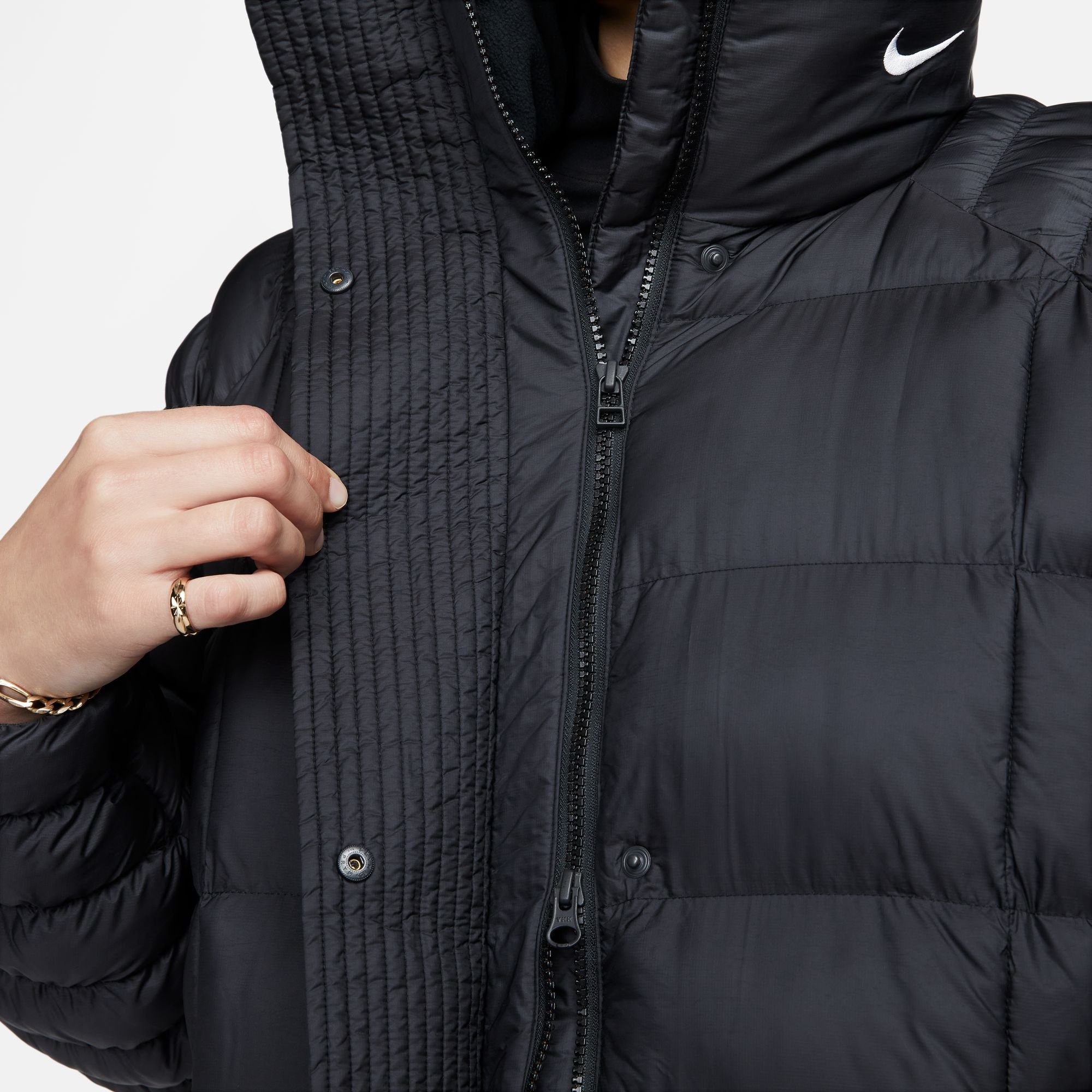 Sportswear BLACK/WHITE NSW PKA W Outdoorjacke ESSNTL Nike PRIMA