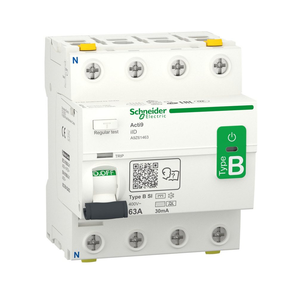 SCHNEIDER Sicherheitsrelais Schneider Electric A9Z61463 Fehlerstrom-Schutzschalter allstromsensit
