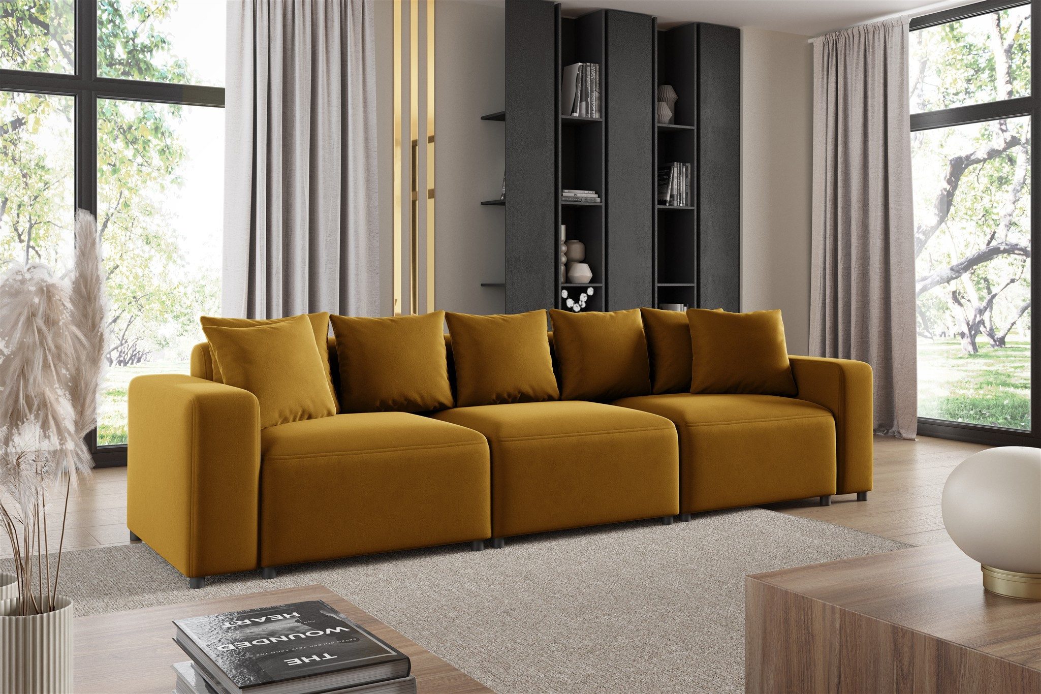 Fun Möbel 3-Sitzer Sofa Designersofa MEGAN günstig online kaufen