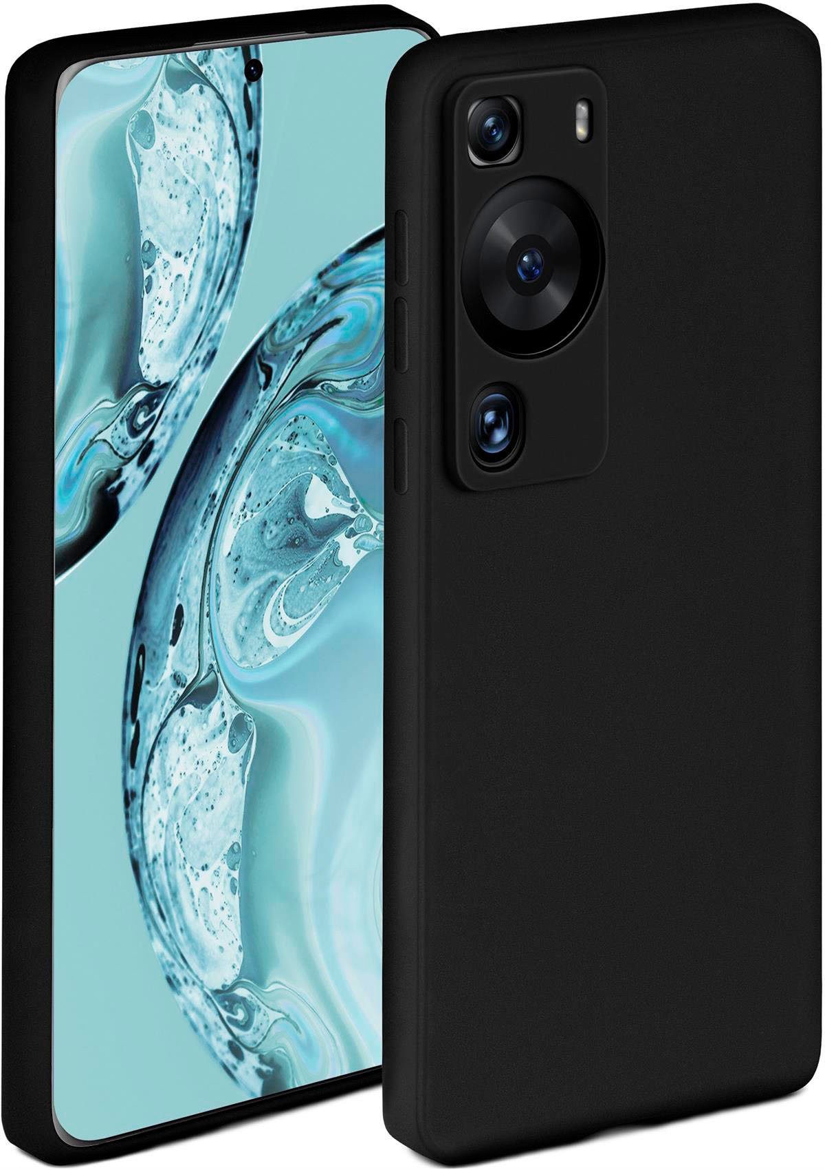 ONEFLOW Handyhülle ONEFLOW® Soft Case für Huawei P60 Pro, Hülle aus Silikon, Back Cover mit Kameraschutz, weiche Silikonhülle