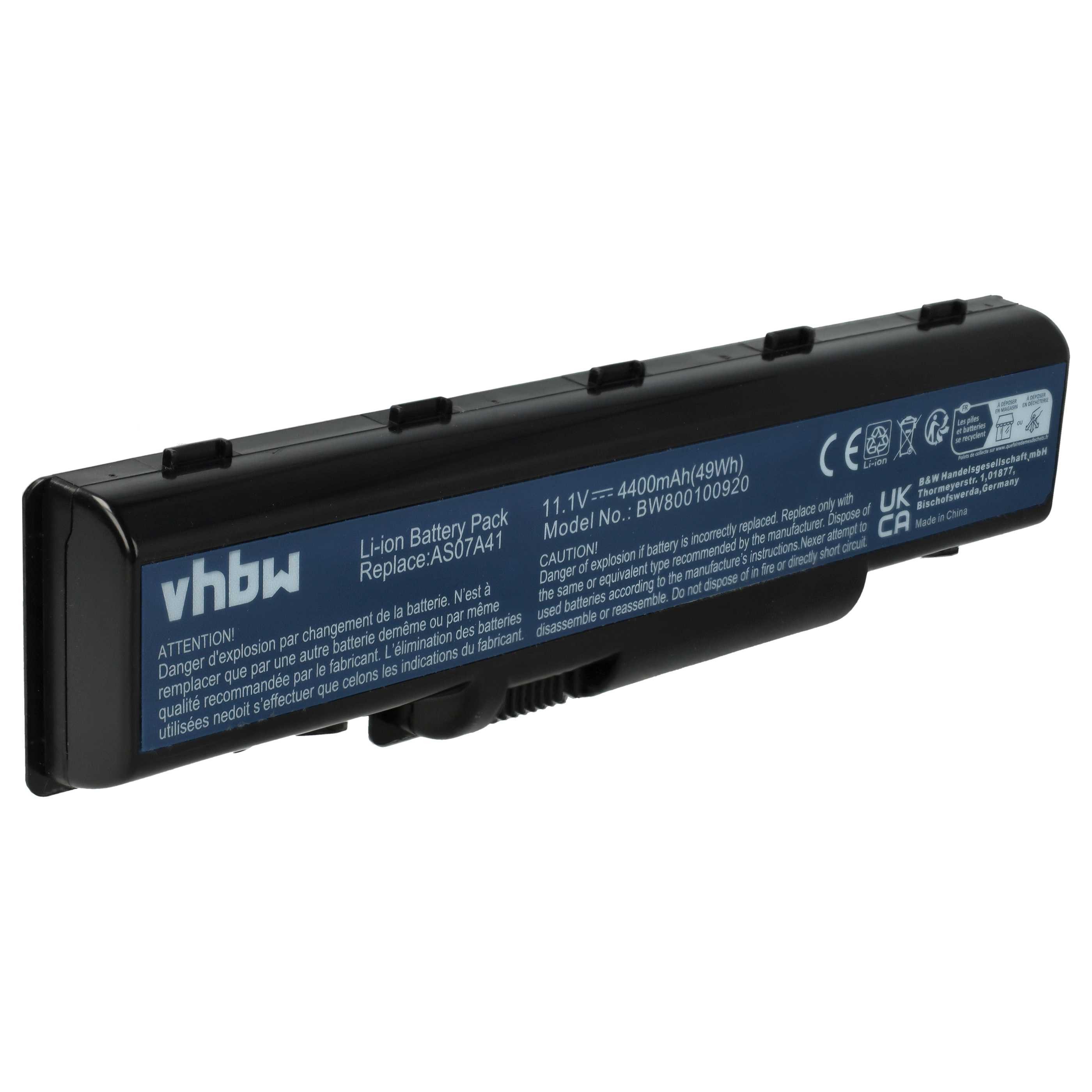 Ersatz für Acer AS07A72, AS07A52, AS07A51, AS07A42, AS07A41, AS07A32, Laptop-Akku