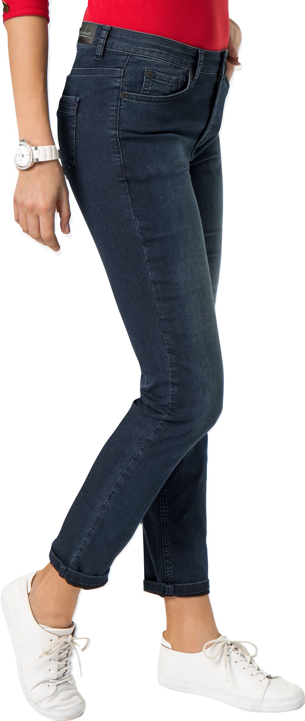 Emilia Parker Stretch-Hose ultrabequeme Jeans mit knackigem Sitz