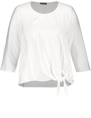 Samoon Klassische Bluse Blusenshirt mit Knoten-Detail