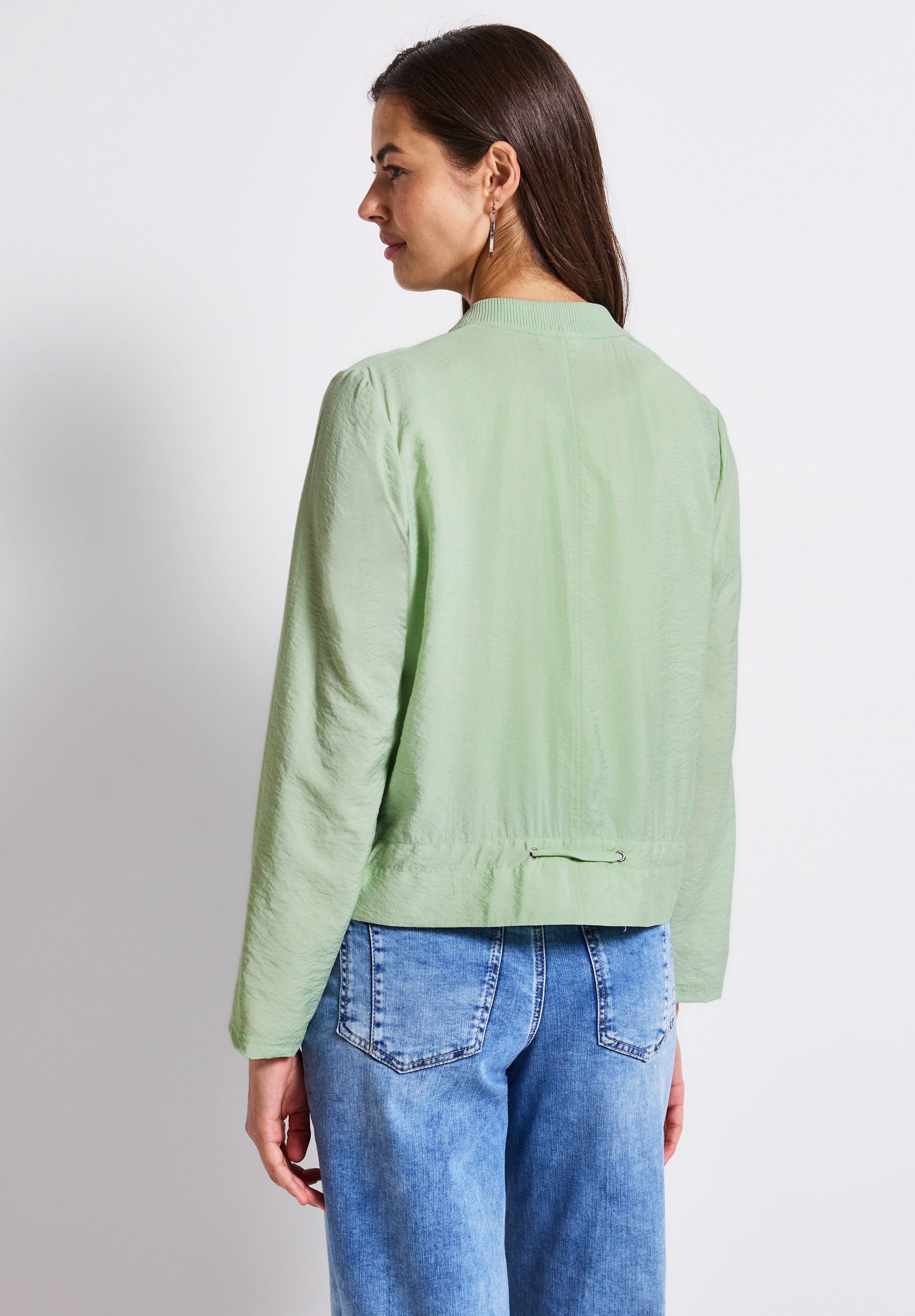 STREET ONE Kurzjacke aus elastischem Materialmix günstig online kaufen